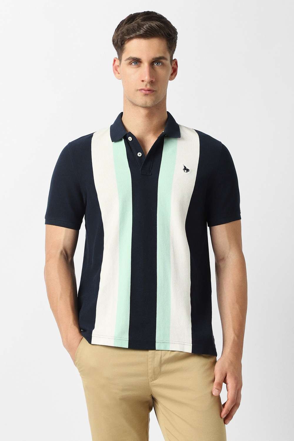 Stripes-Cotton-Polo-Men-s-T-Shirt