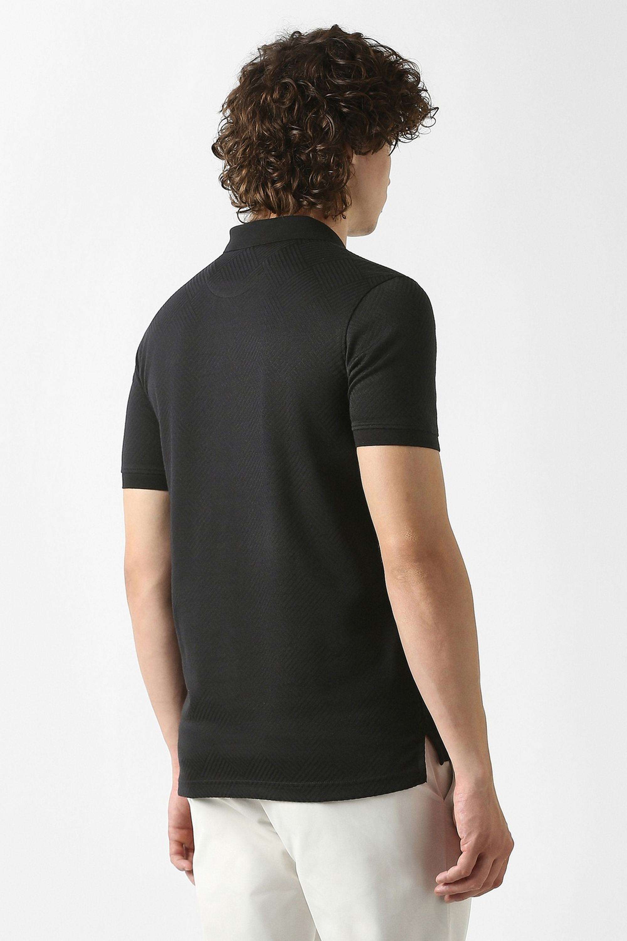 Solid-Polyester-Cotton-Polo-Men-s-T-Shirt