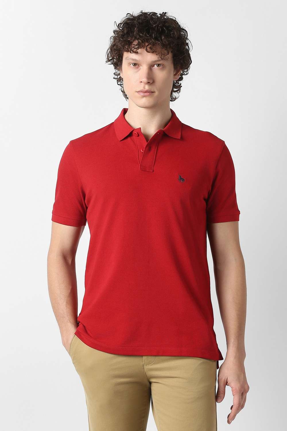 Solid-Cotton-Polo-Men-s-T-Shirt