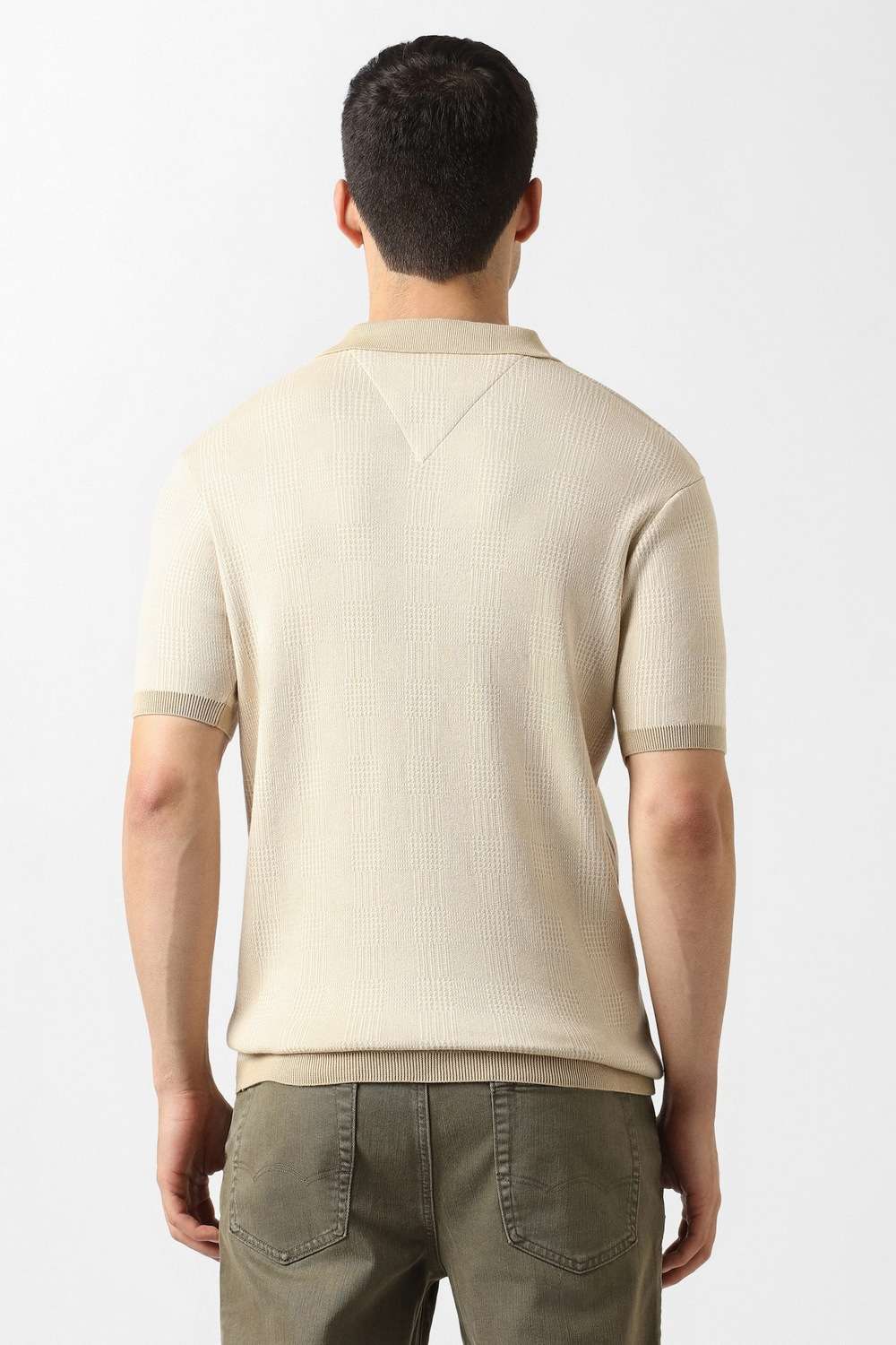 Textured-Cotton-Polo-Men-s-T-Shirt