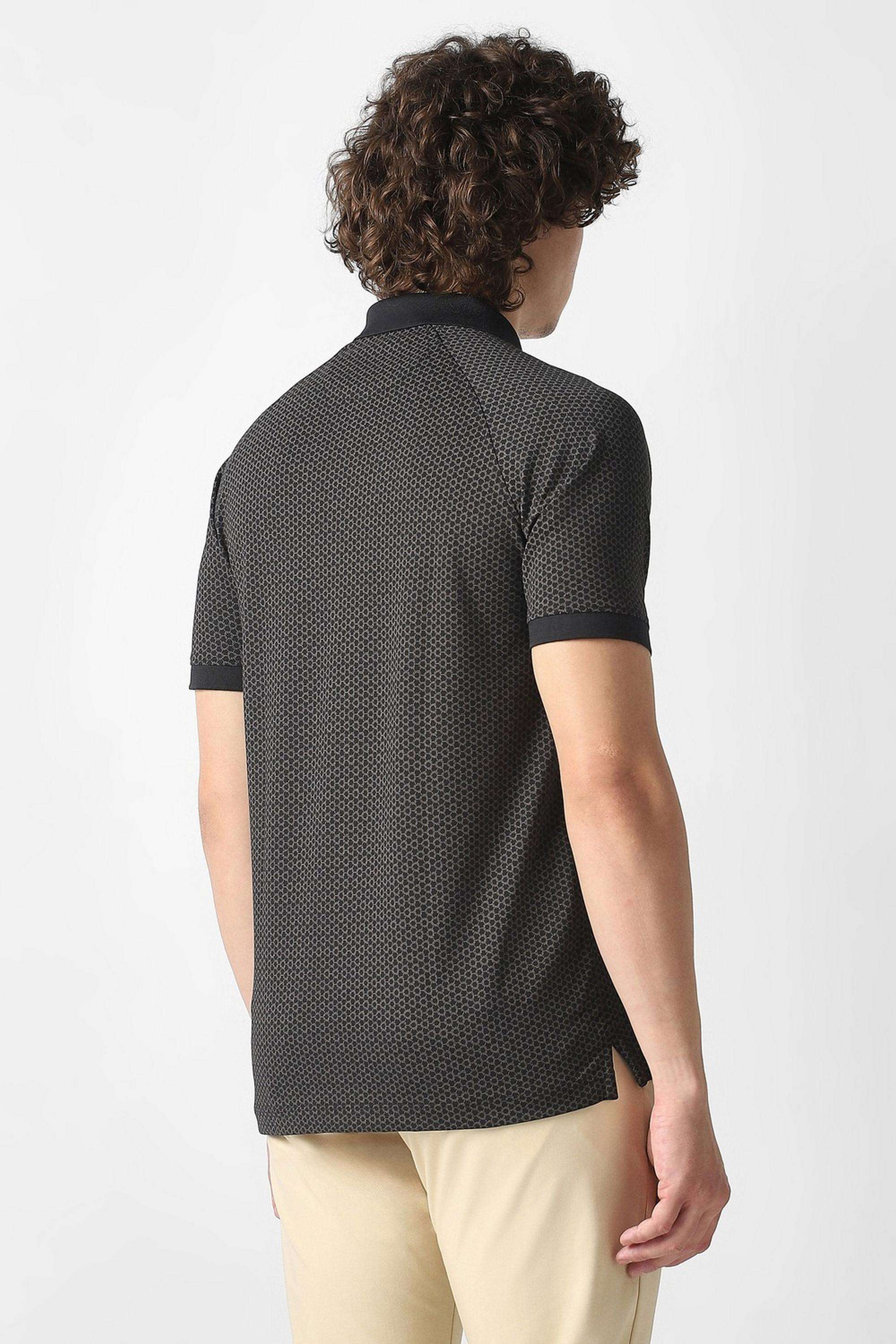 Printed-Polyester-Cotton-Polo-Men-s-T-Shirt
