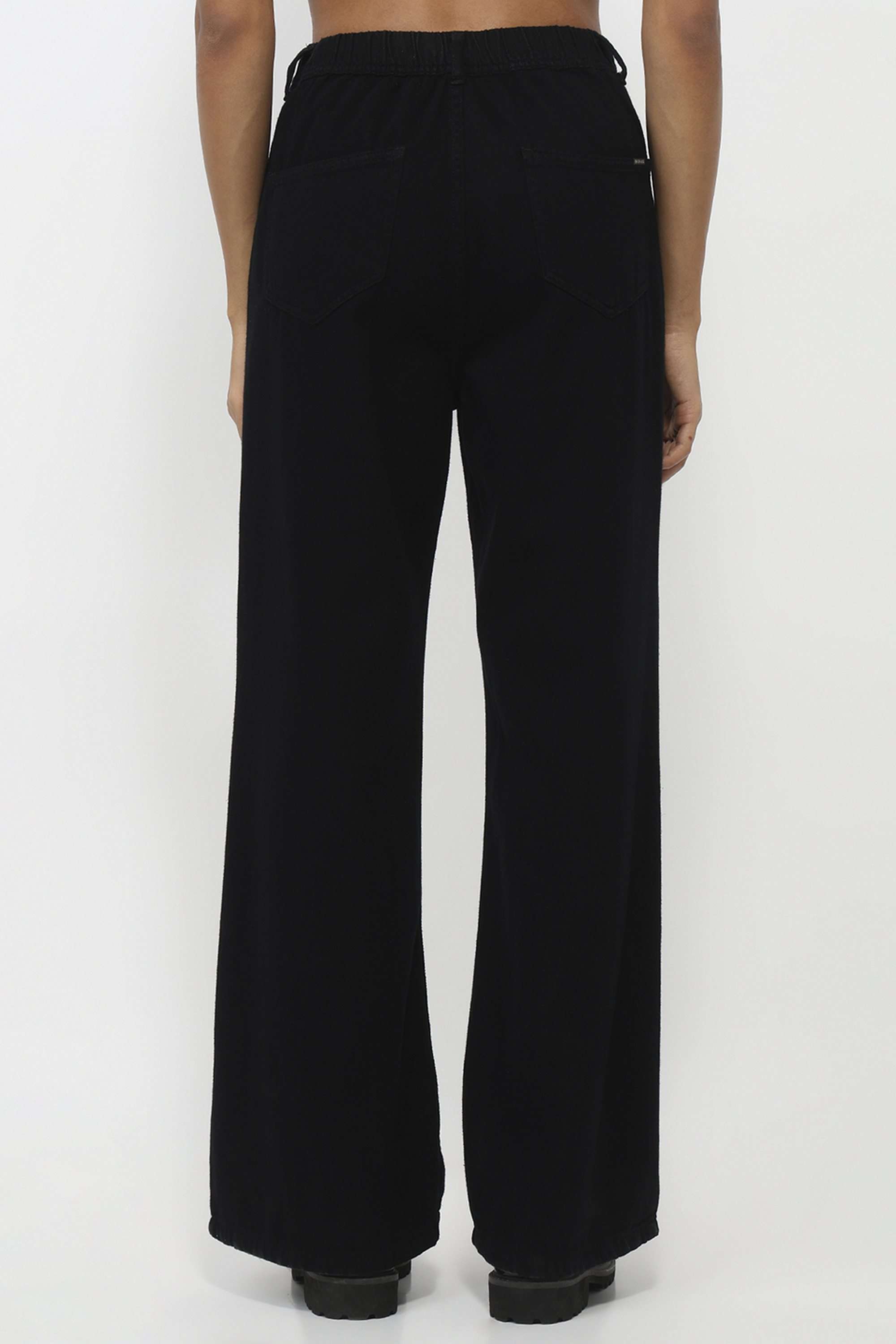 Solid-Relaxed-Fit-Cotton-Women-s-Casual-Wear-Jeans