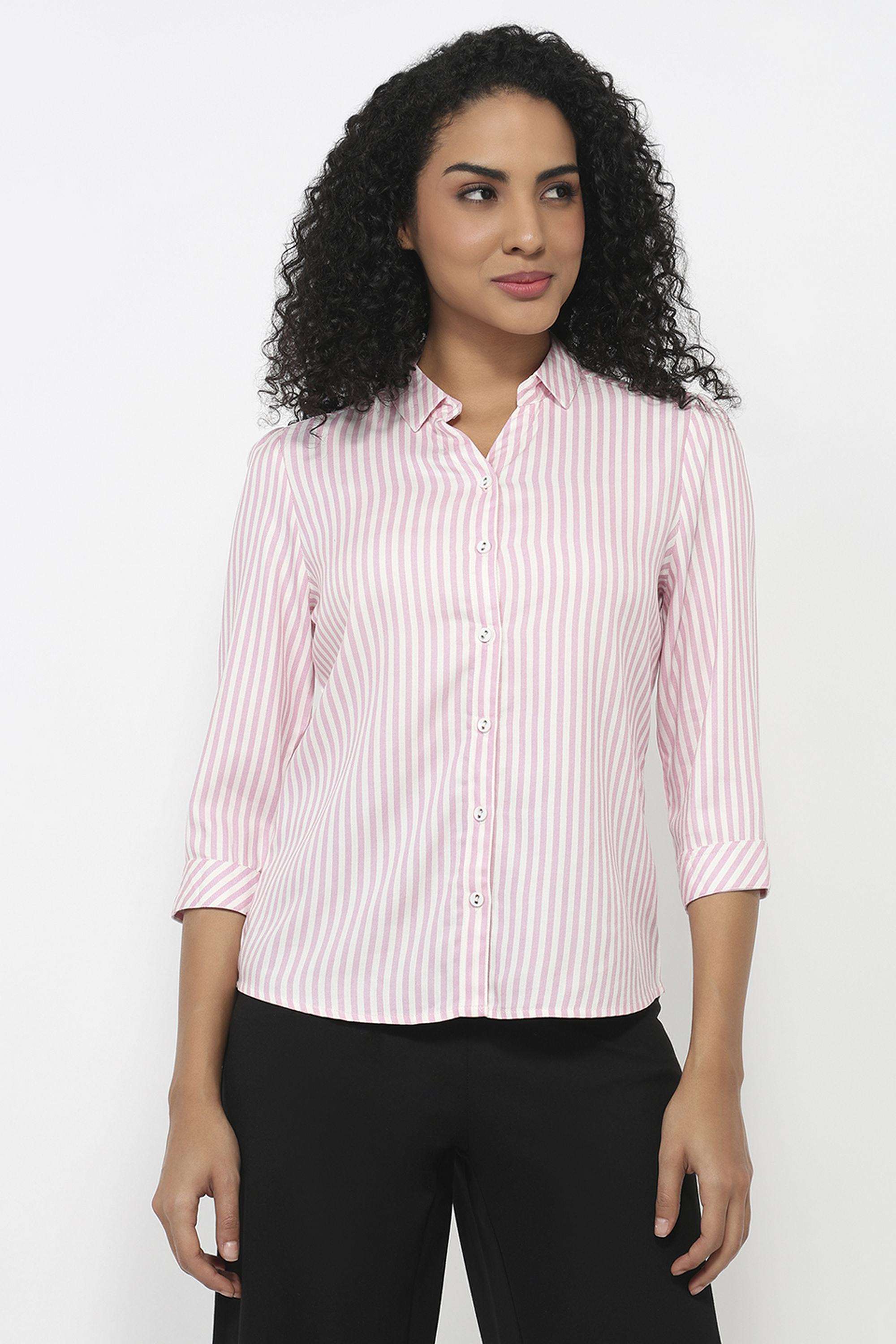 Stripes-Rayon-Women-s-Shirt