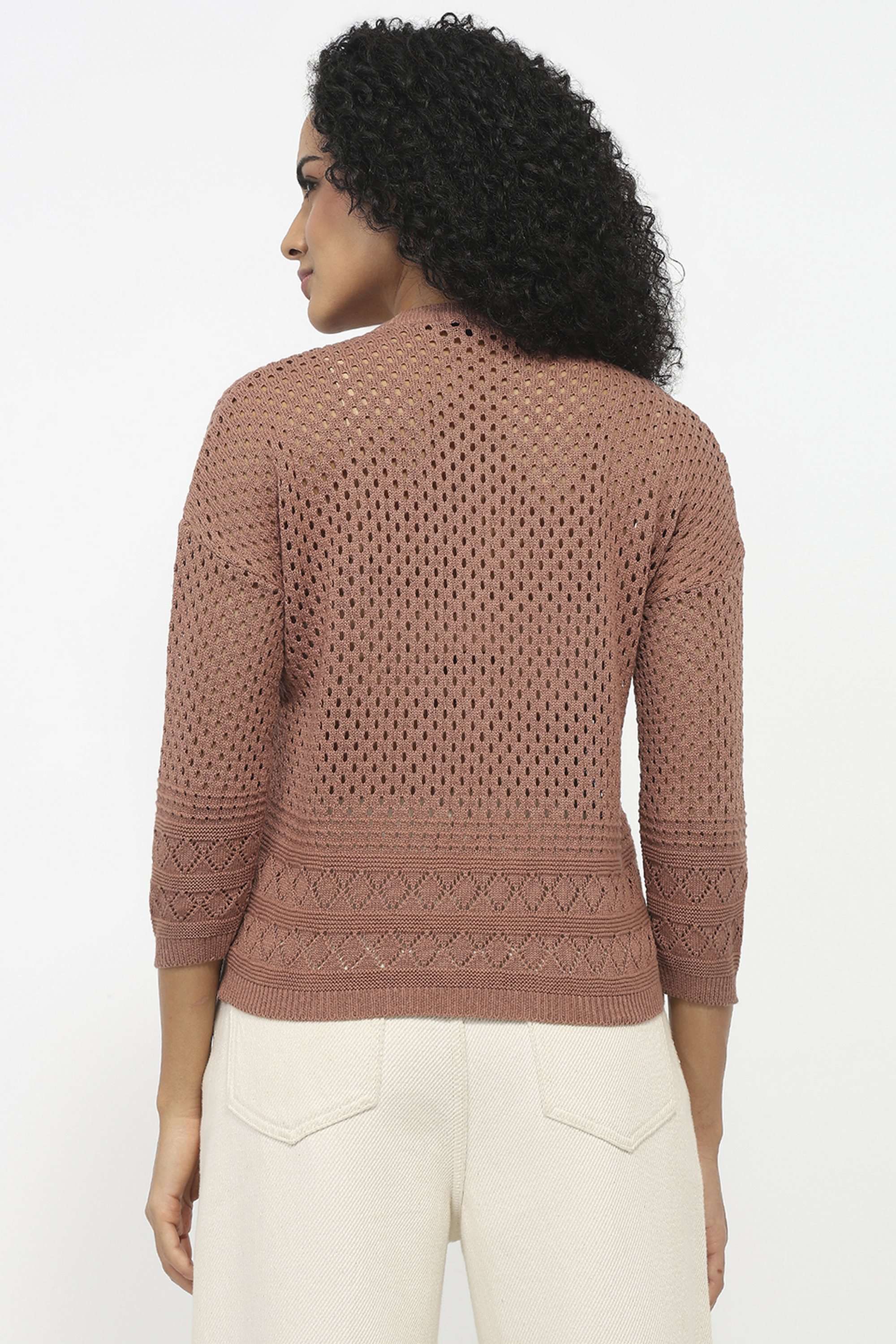 Schiffli-Cotton-Round-Neck-Women-Top