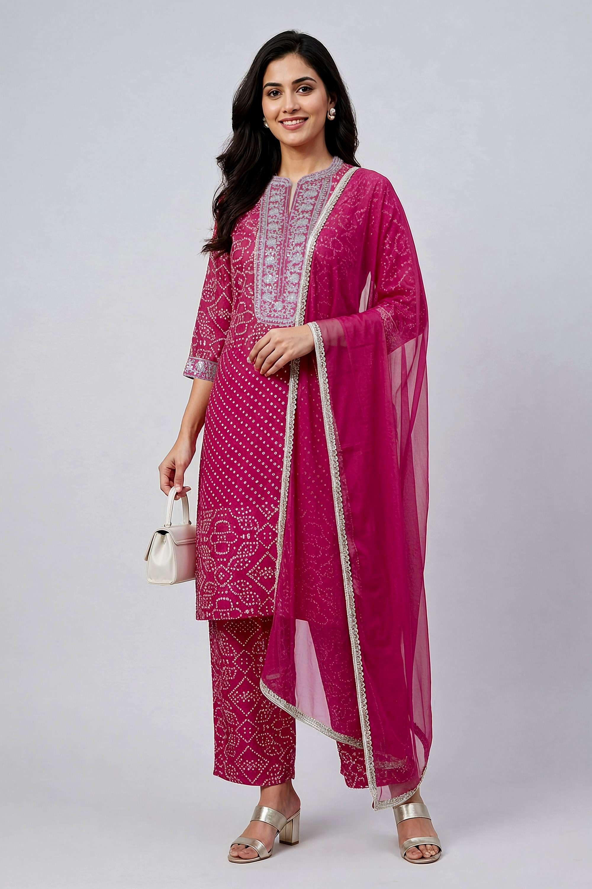 Printed-Muslin-Collared-Women-Kurta-with-Palazzo-and-Dupatta