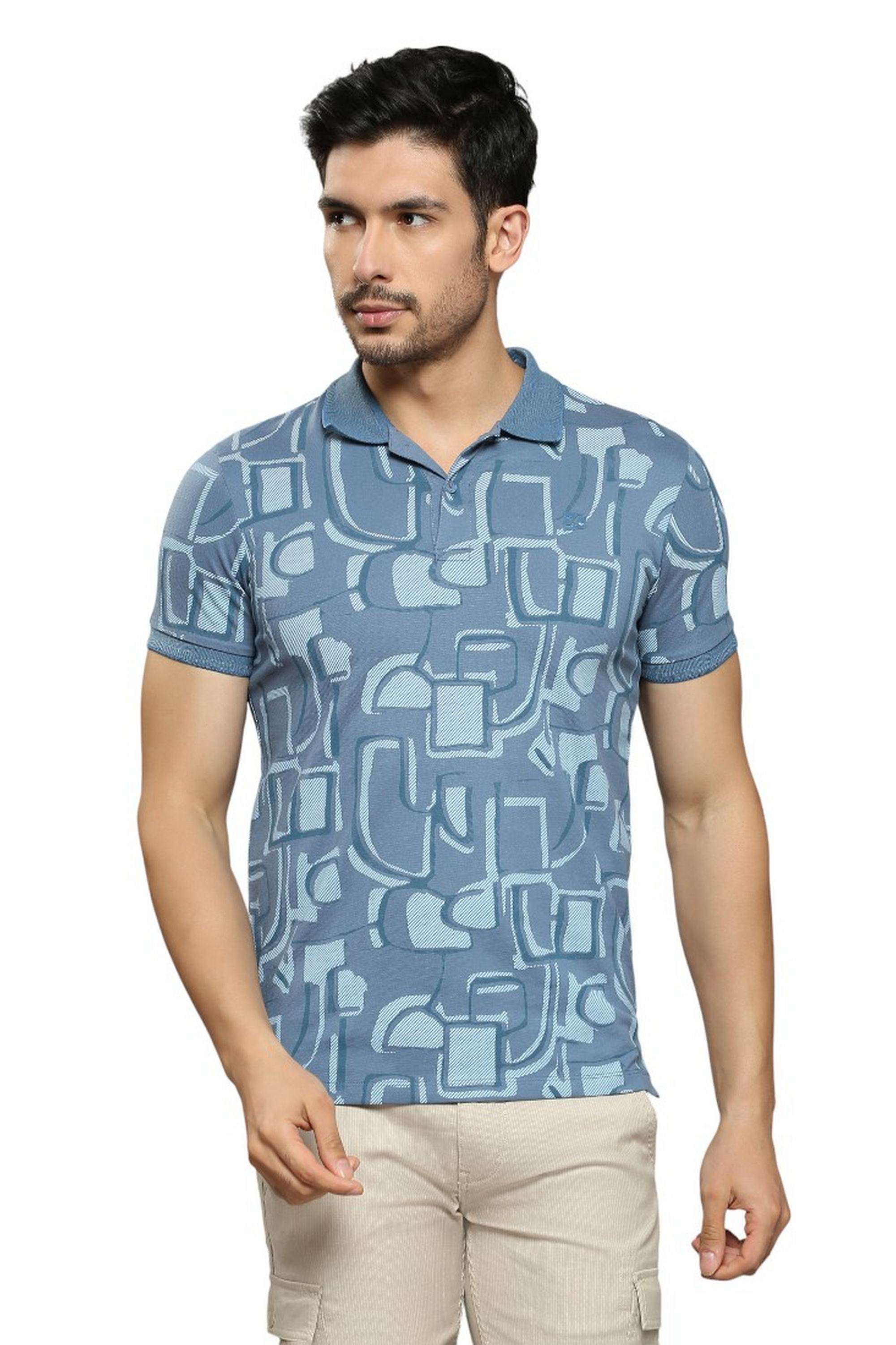 Printed-Blended-Fabric-Polo-Men-s-T-Shirt
