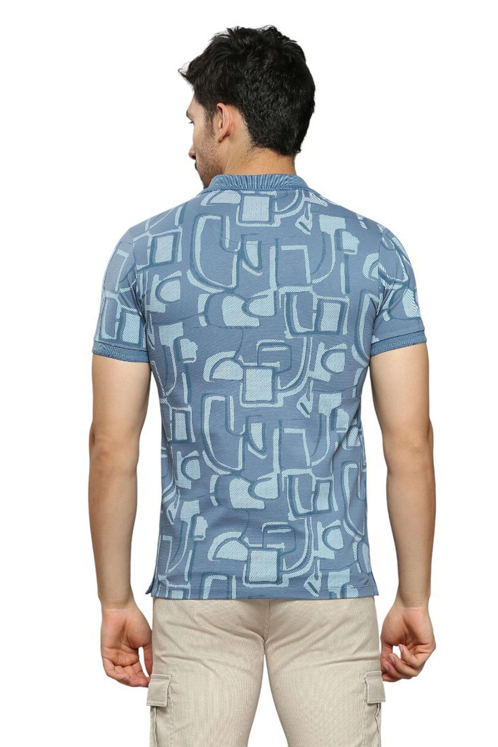 Printed-Blended-Fabric-Polo-Men-s-T-Shirt