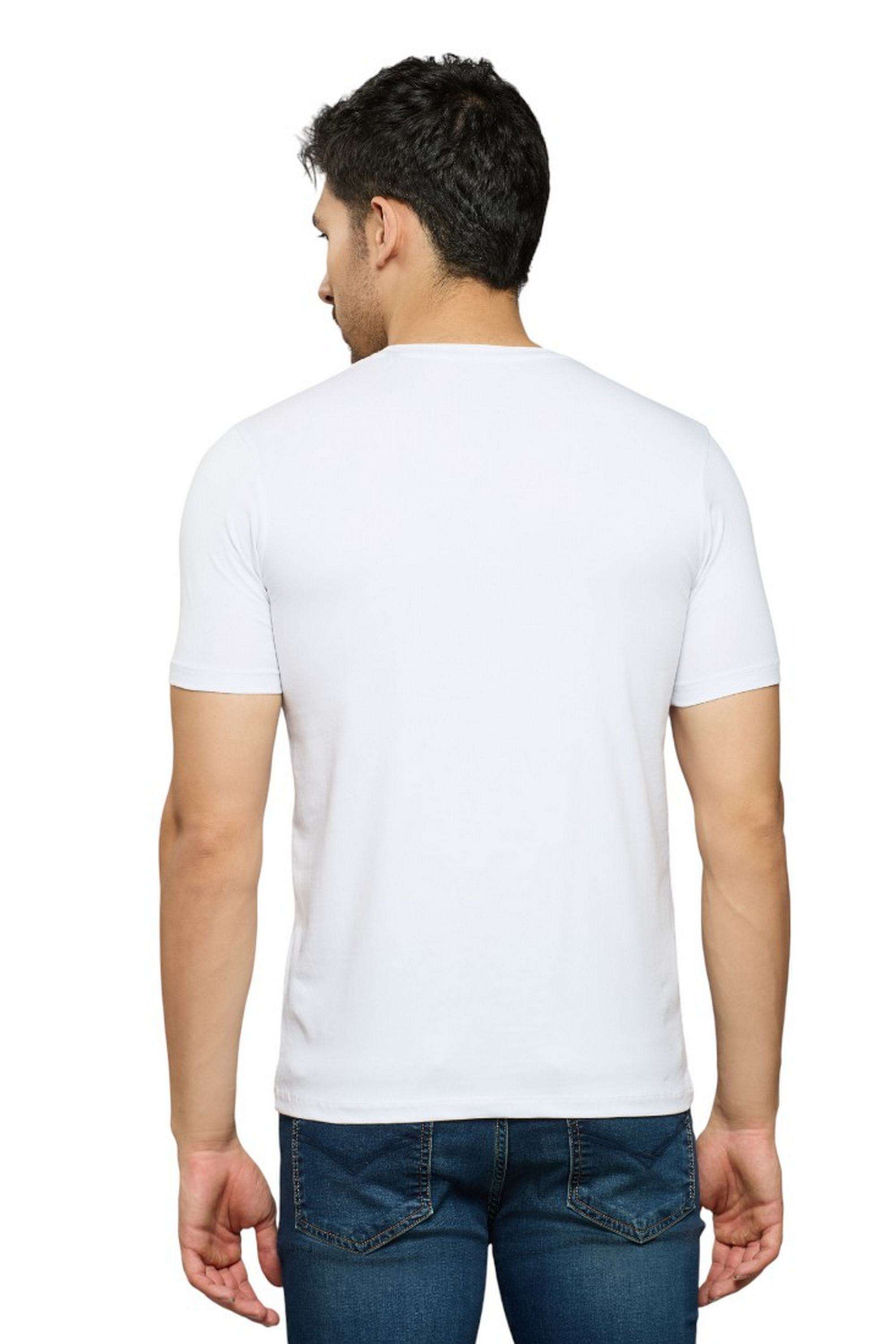 Printed-Blended-Fabric-Round-Neck-Men-s-T-Shirt