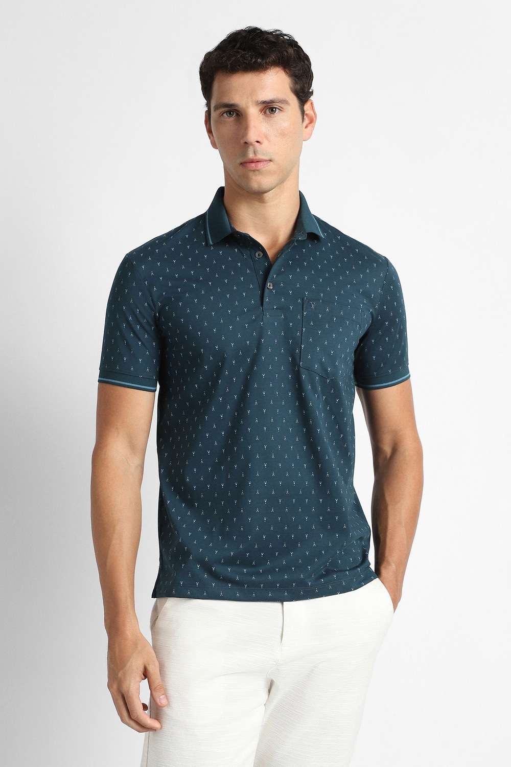 Printed-Polyester-Cotton-Polo-Men-s-T-Shirt