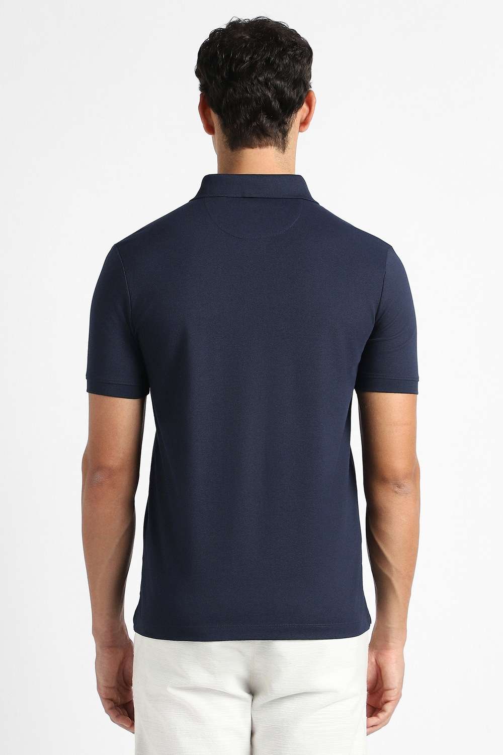 Solid-Polyester-Polo-Men-s-T-Shirt