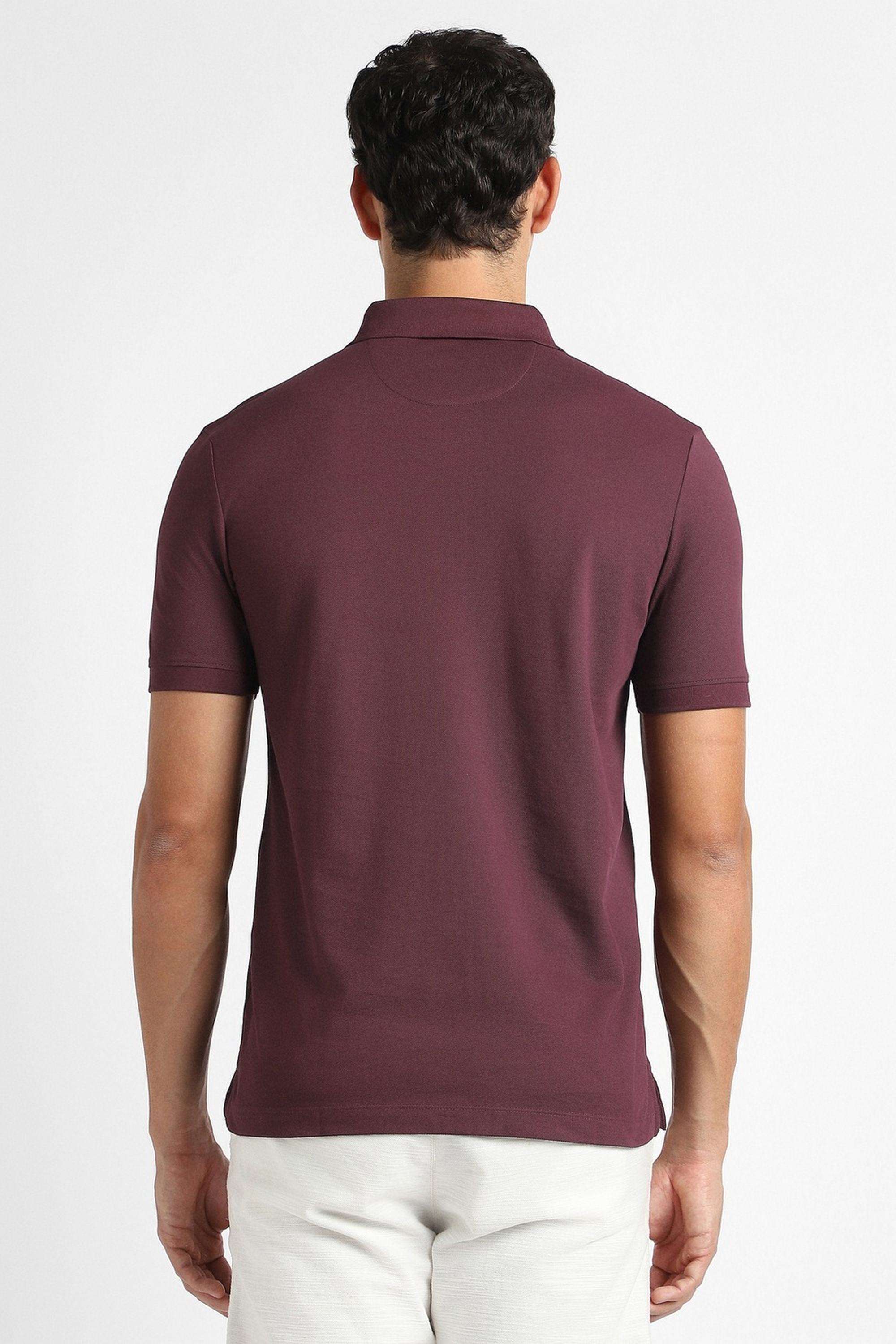 Solid-Polyester-Polo-Men-s-T-Shirt