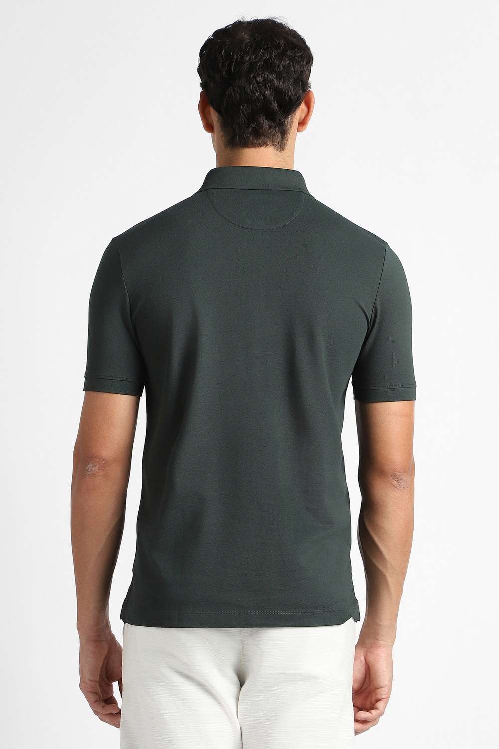 Solid-Polyester-Polo-Men-s-T-Shirt