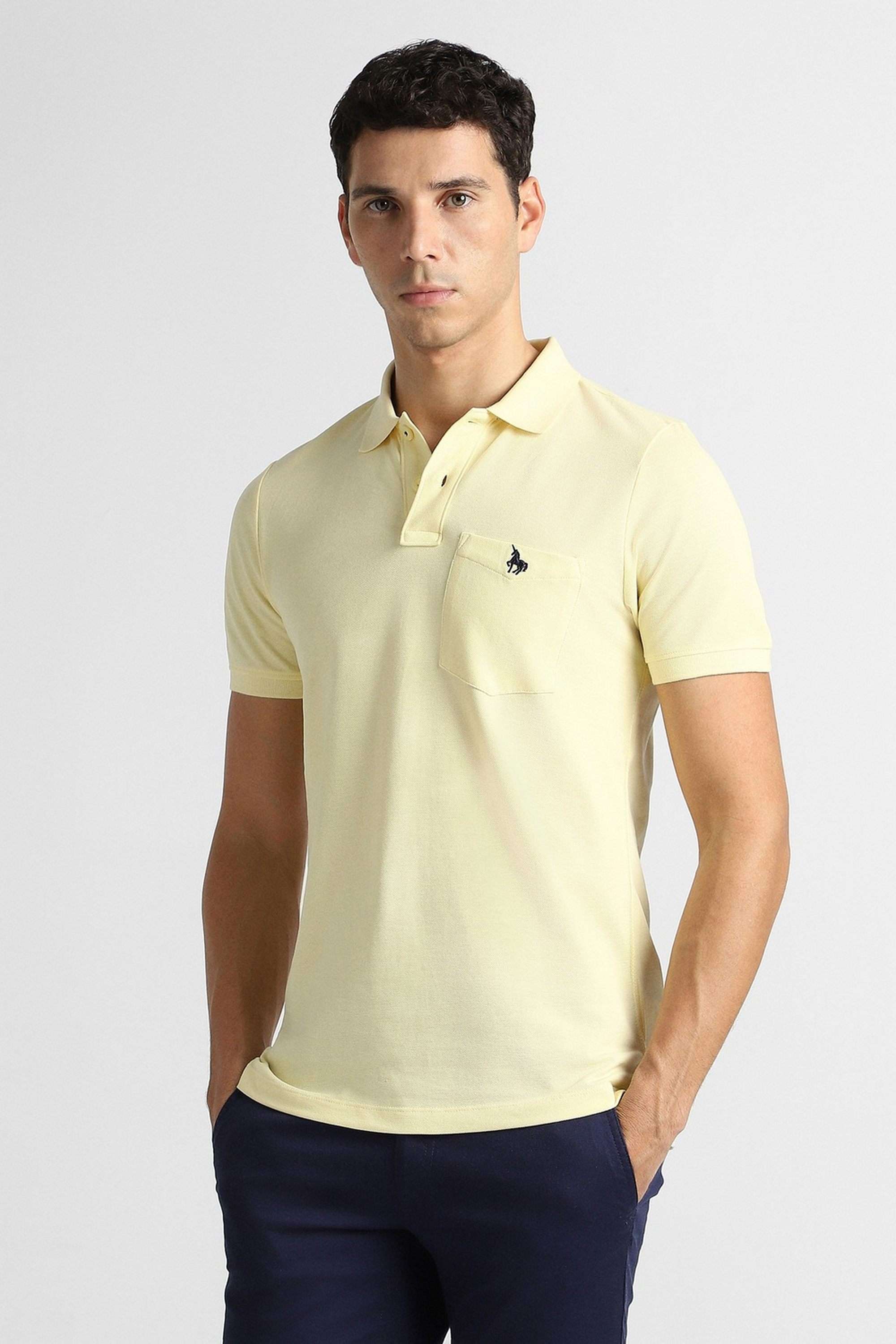 Solid-Cotton-Polo-Men-s-T-Shirt