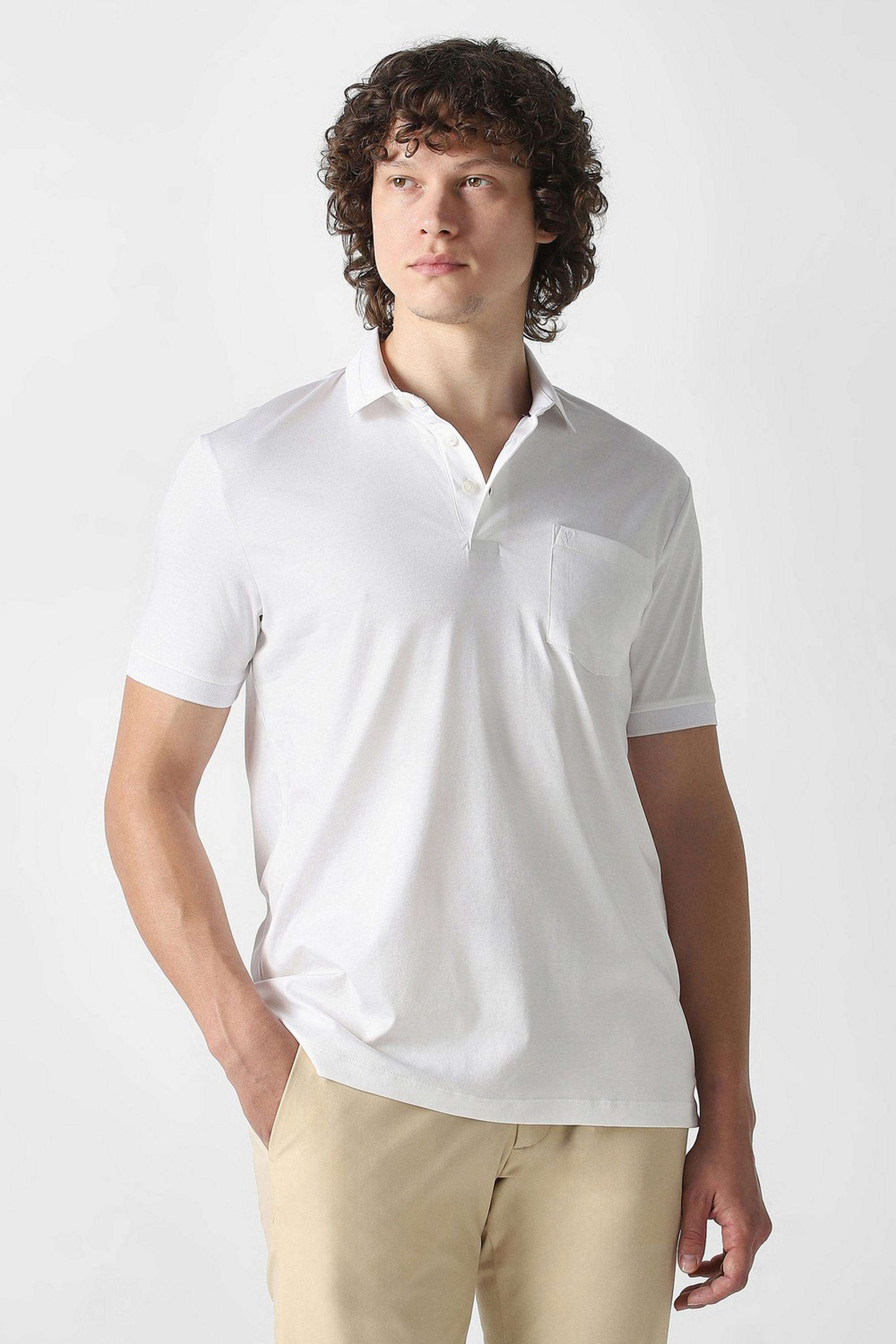 Solid-Cotton-Polo-Men-s-T-Shirt