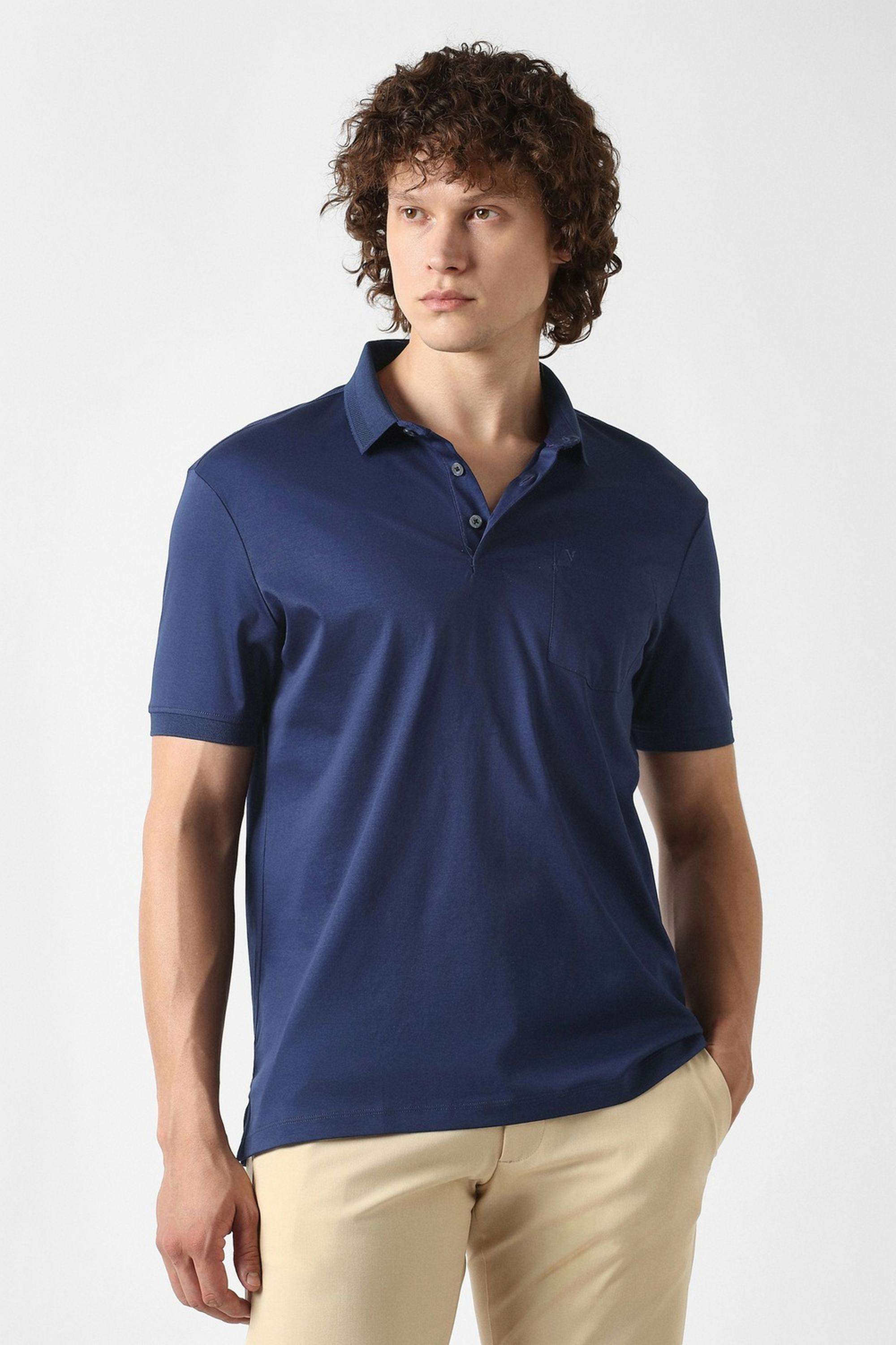 Solid-Cotton-Polo-Men-s-T-Shirt