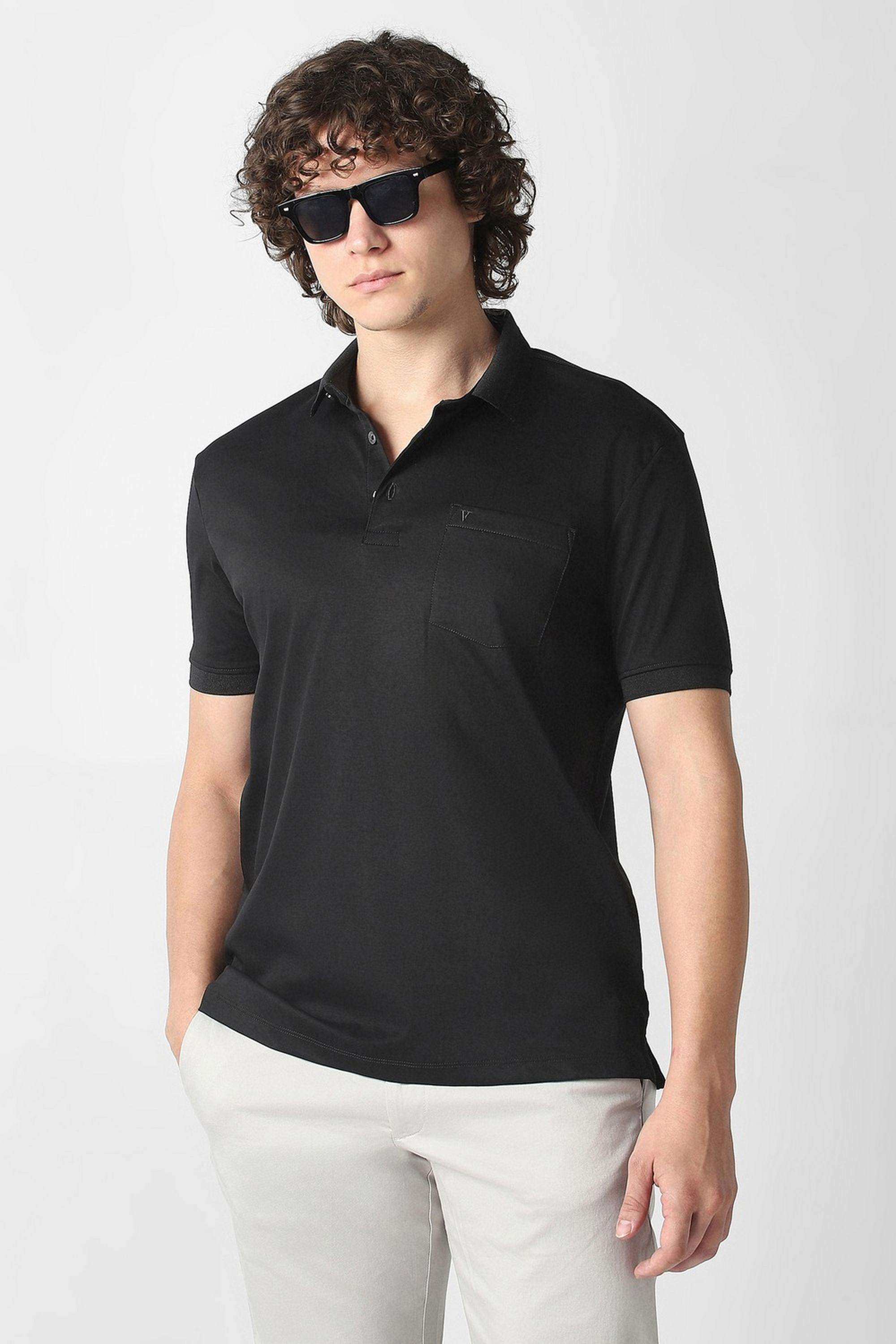 Solid-Cotton-Polo-Men-s-T-Shirt