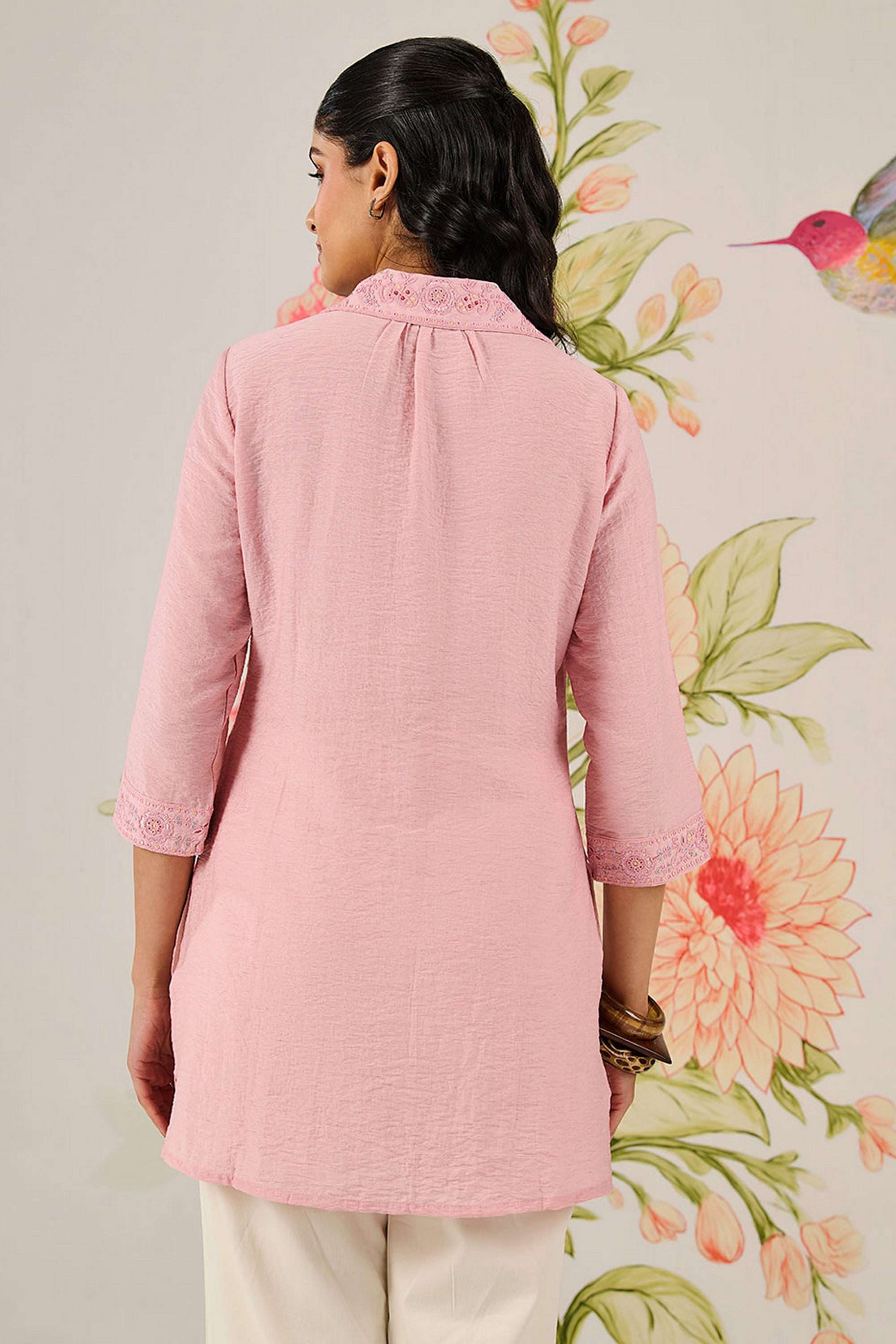 Solid-Cotton-Women-s-Casual-Wear-Shirt