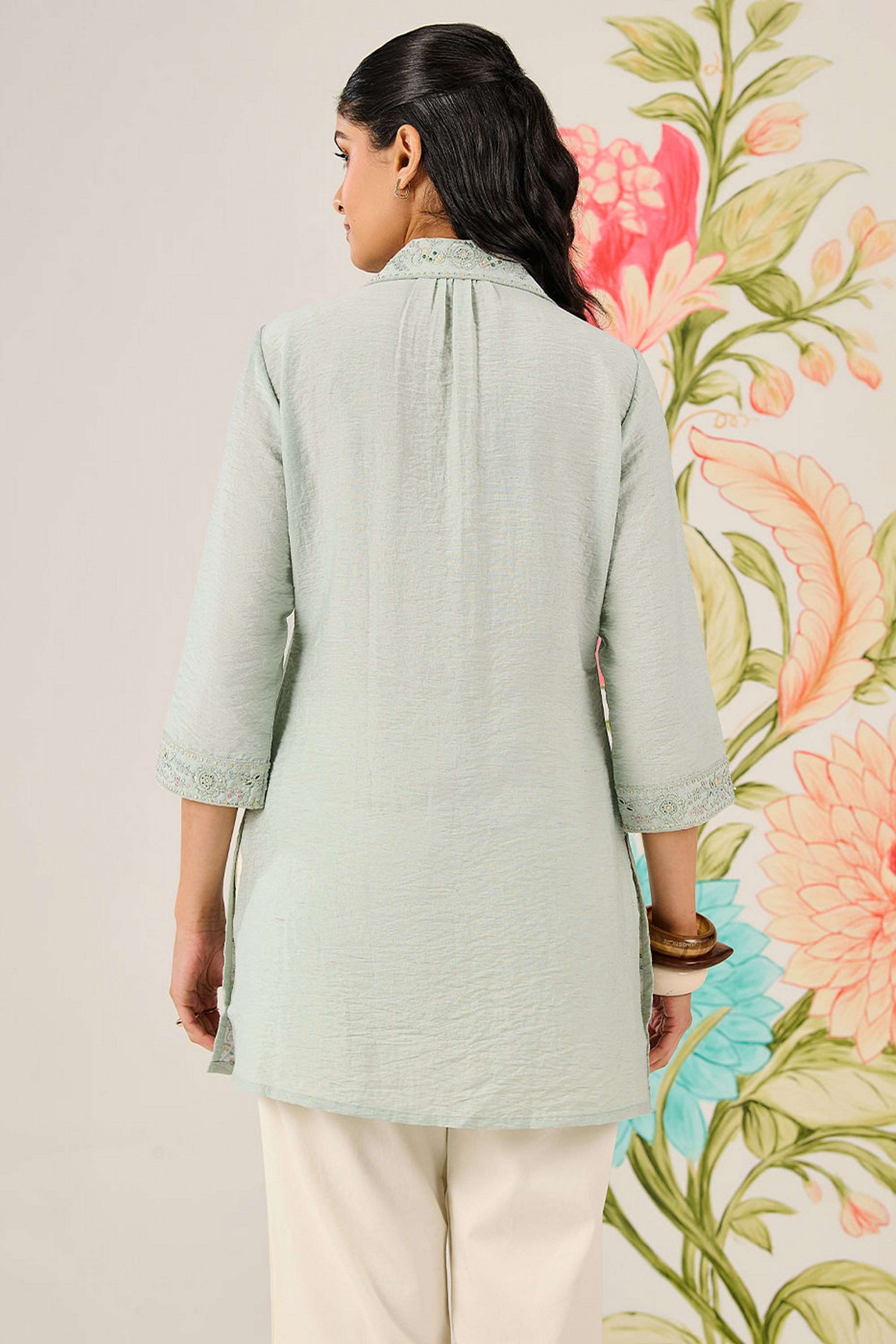 Solid-Cotton-Women-s-Casual-Wear-Shirt