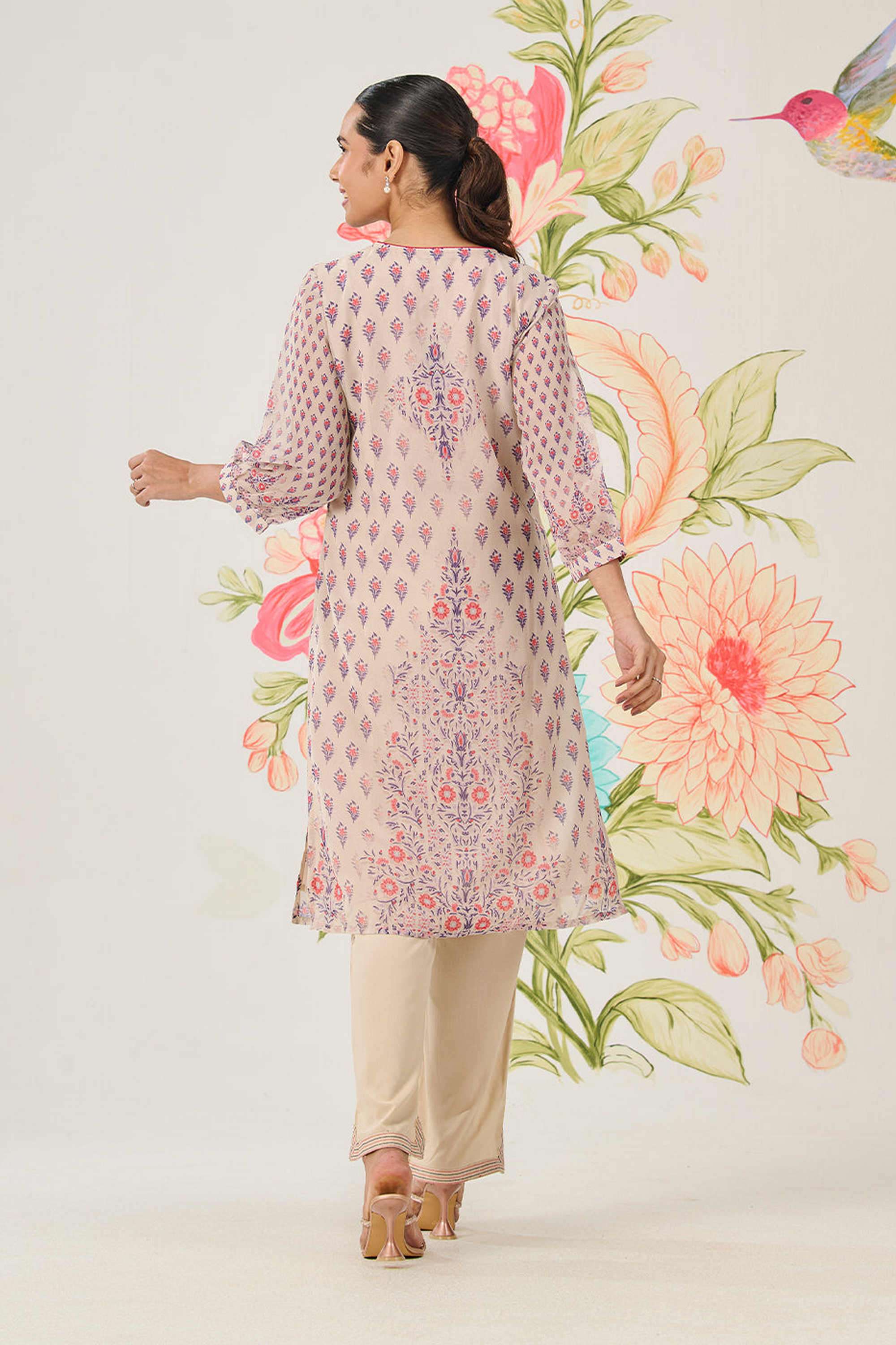 Printed-Cotton-Round-Neck-Women-Kurta-with-Pant-and-Dupatta