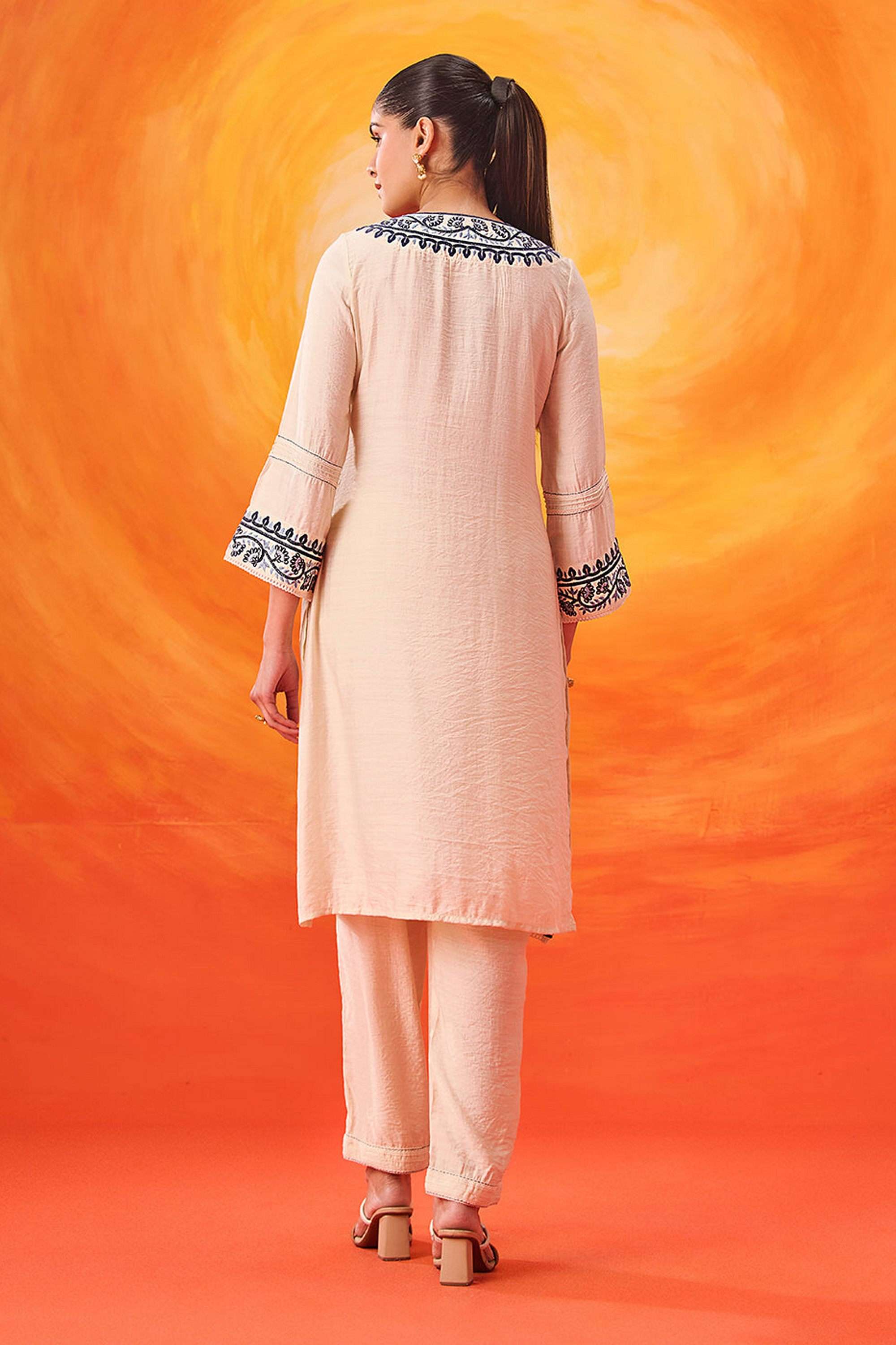 Embroidered-Cotton-Round-Neck-Women-Kurta-with-Pant-and-Dupatta
