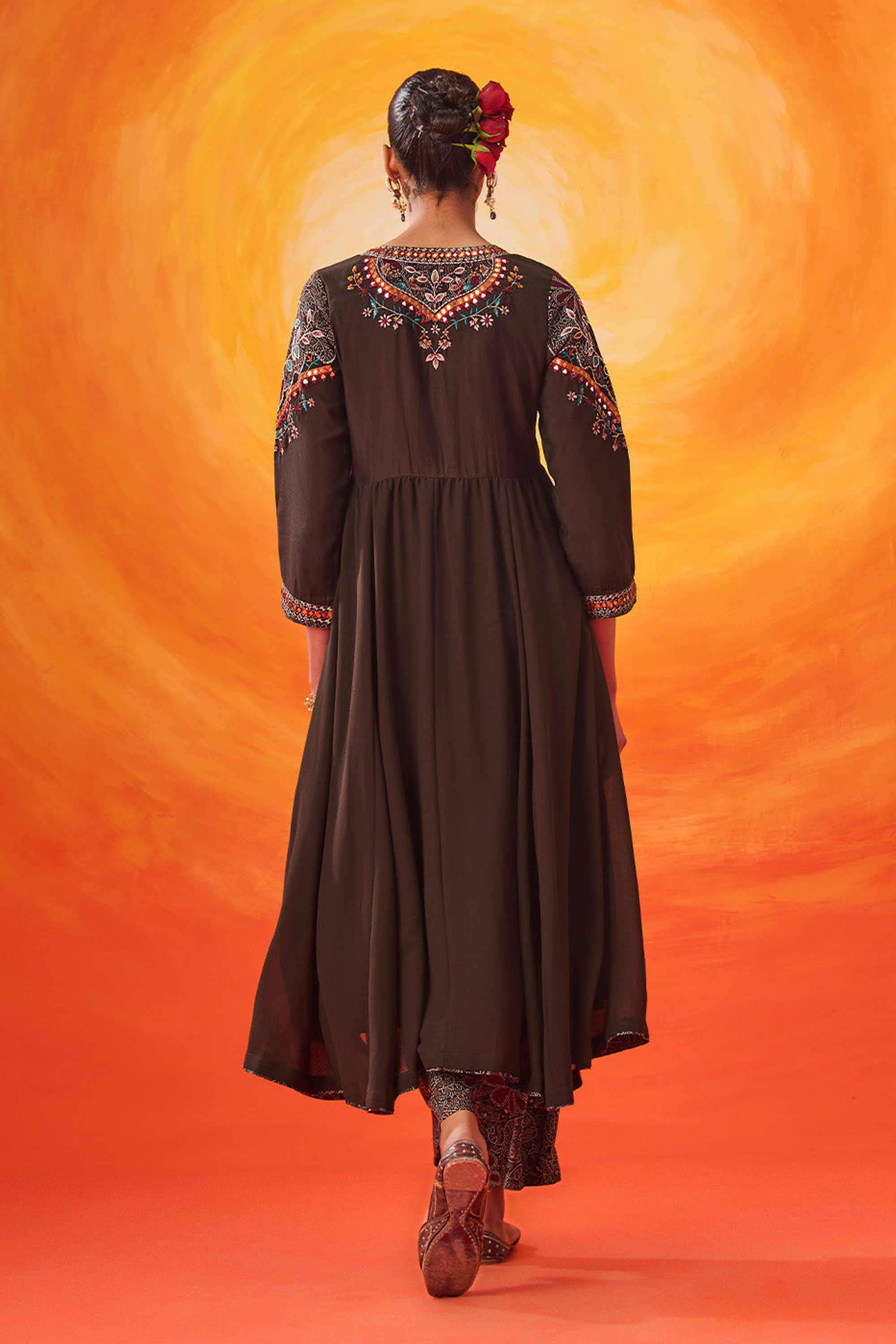 Embroidered-Cotton-Round-Neck-Women-Kurta-with-Pant-and-Dupatta