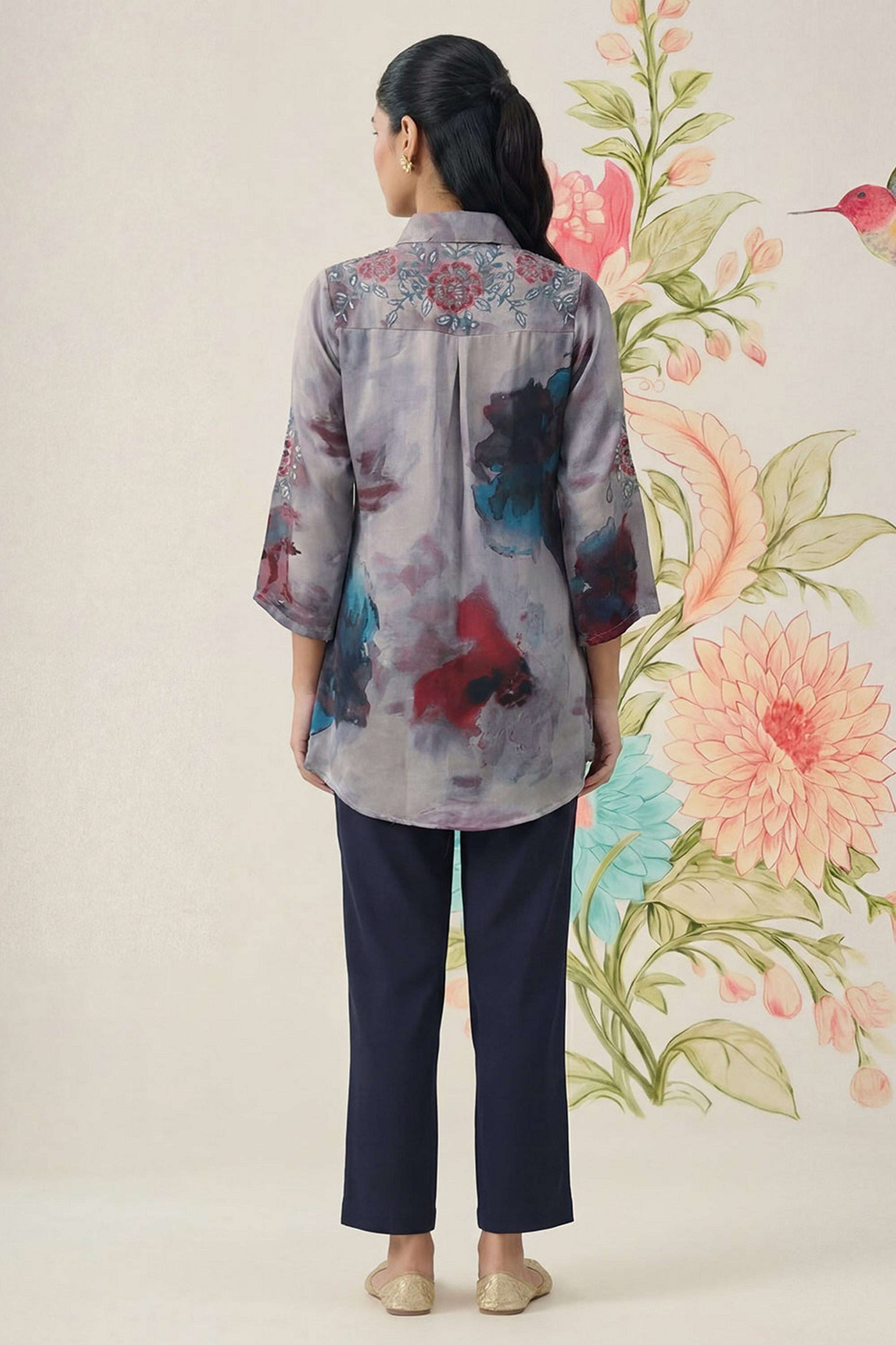 Solid-Cotton-Women-s-Casual-Wear-Shirt