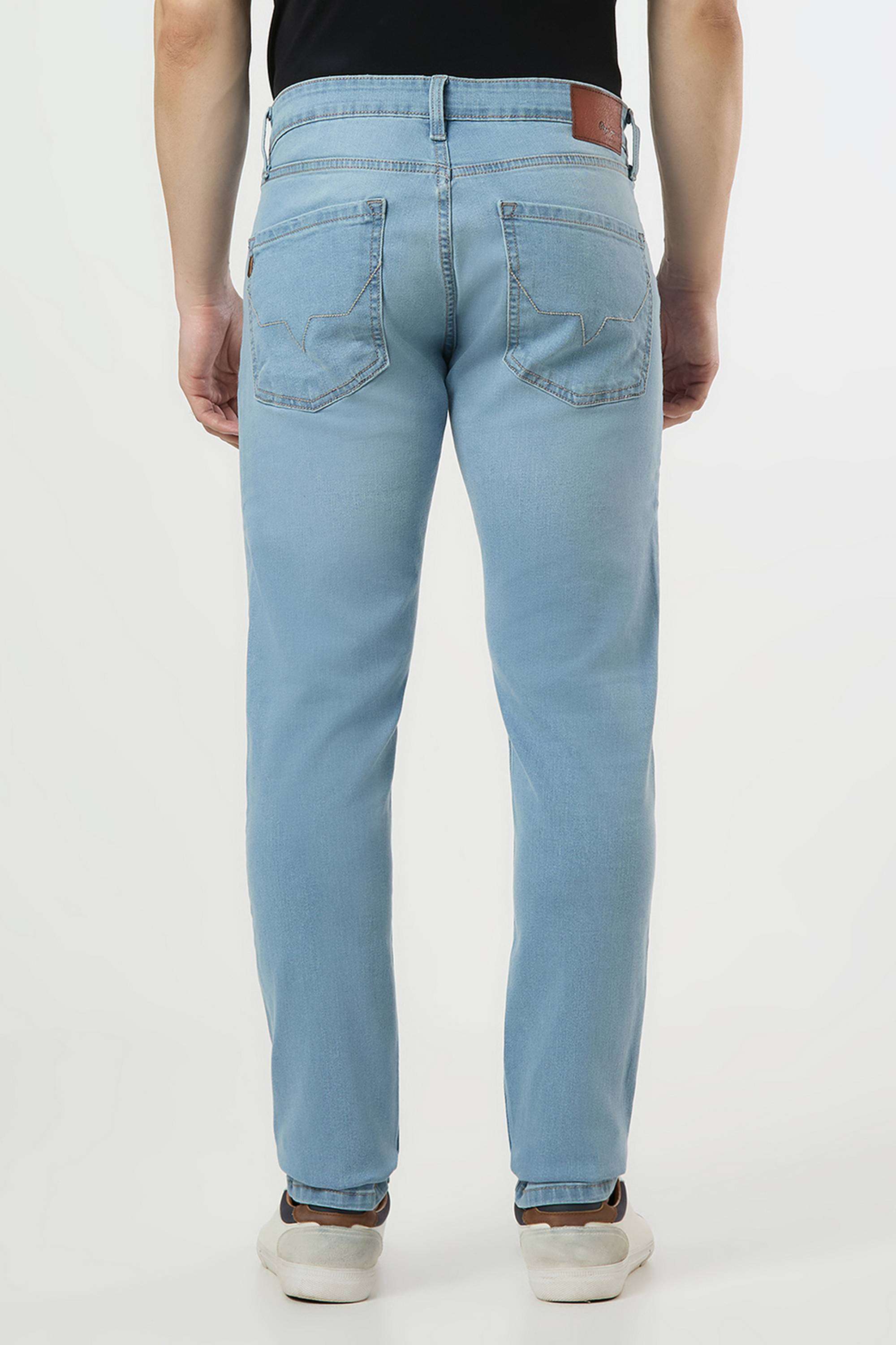 Solid-Poly-Cotton-Slim-Fit-Men-s-Jeans