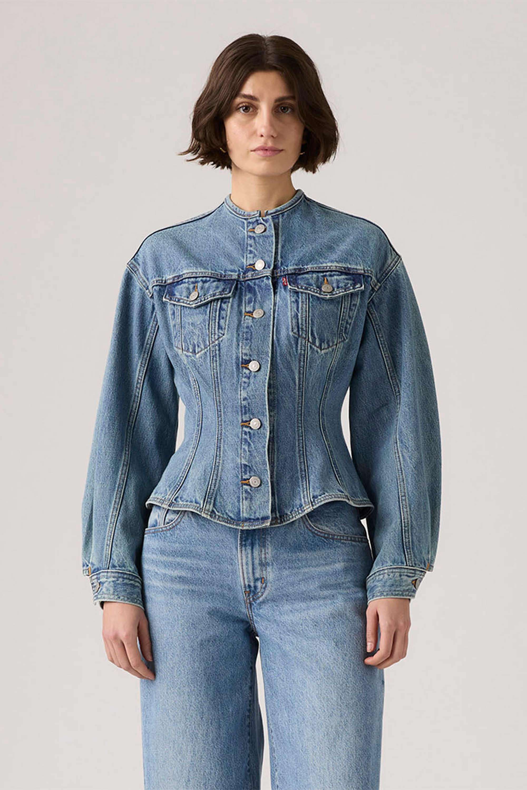 levis Solid Cotton Round Neck Women's Jacket-picture-14
