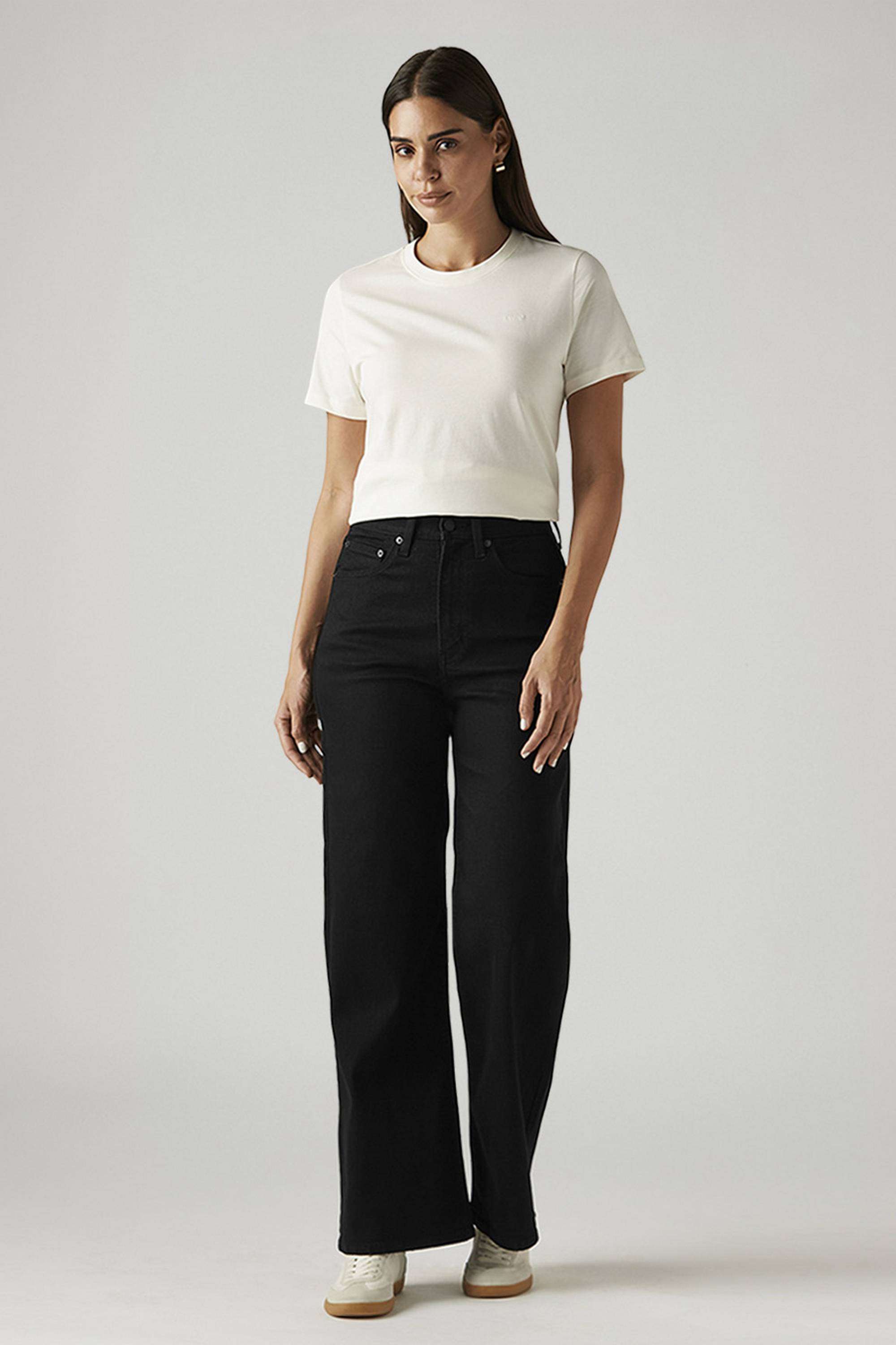Solid-Relaxed-Fit-Cotton-Women-s-Casual-Wear-Jeans