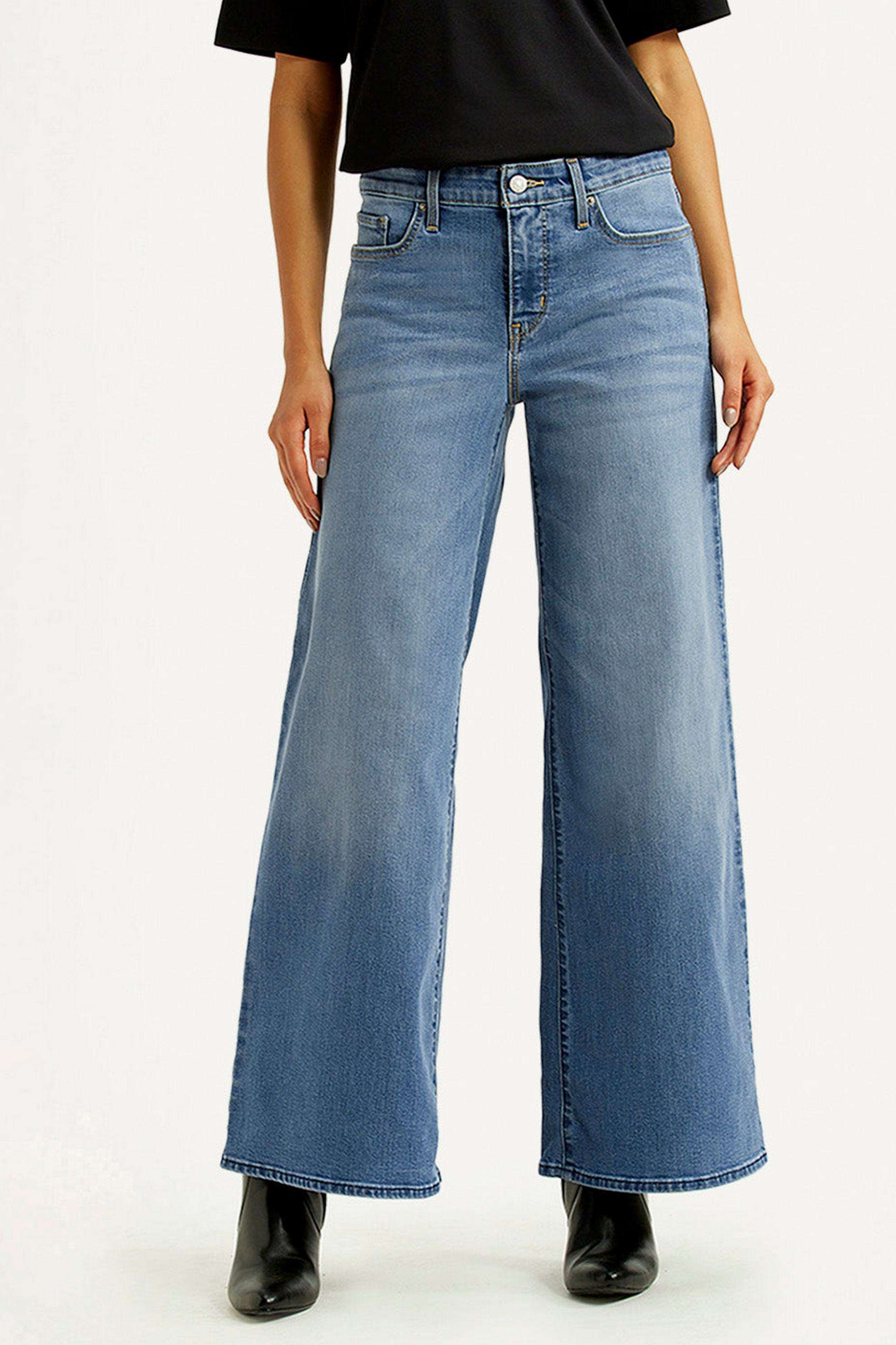 Solid-Relaxed-Fit-Cotton-Women-s-Casual-Wear-Jeans