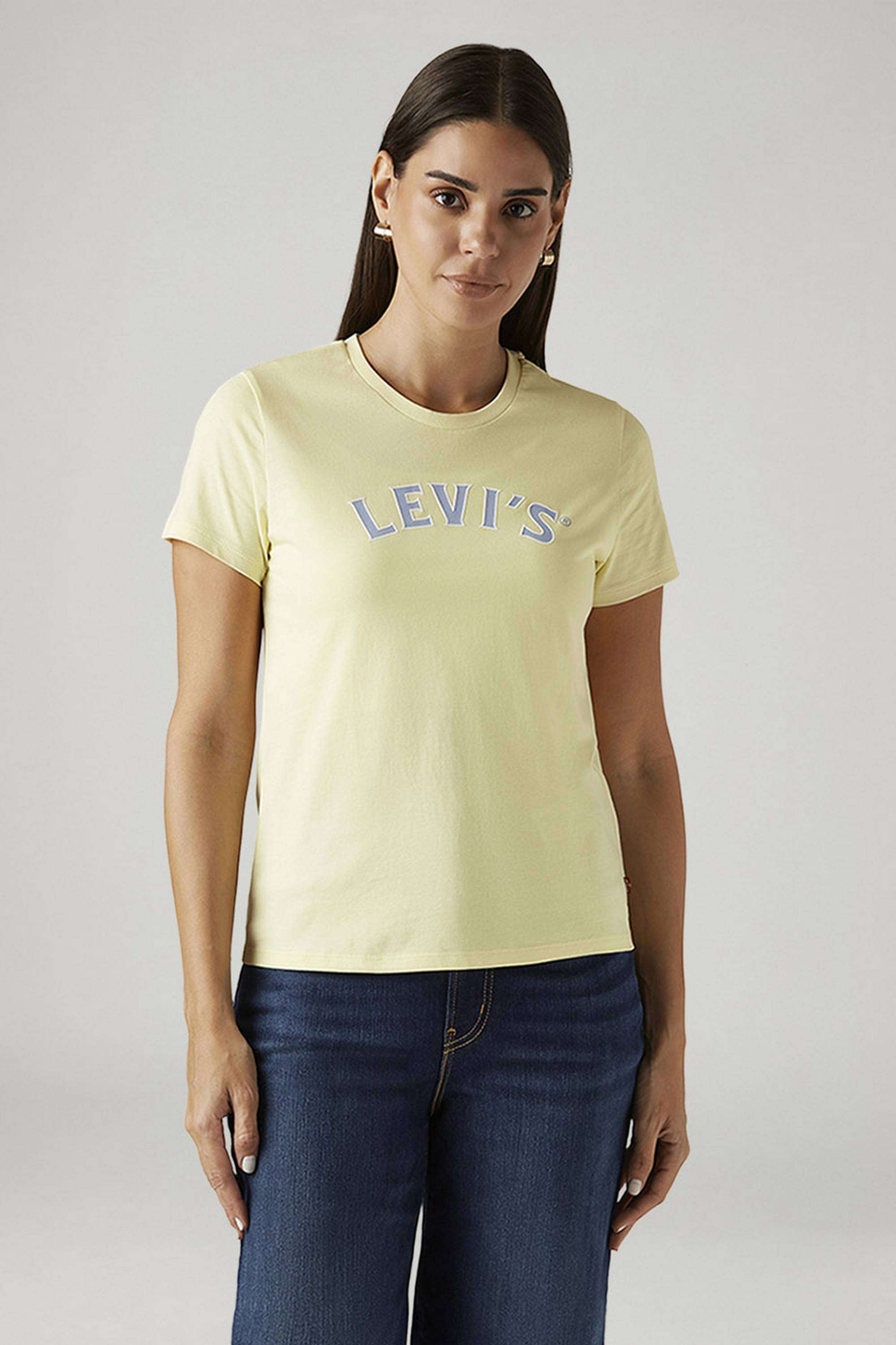 Textured-Cotton-Round-Neck-Women-s-T-Shirt