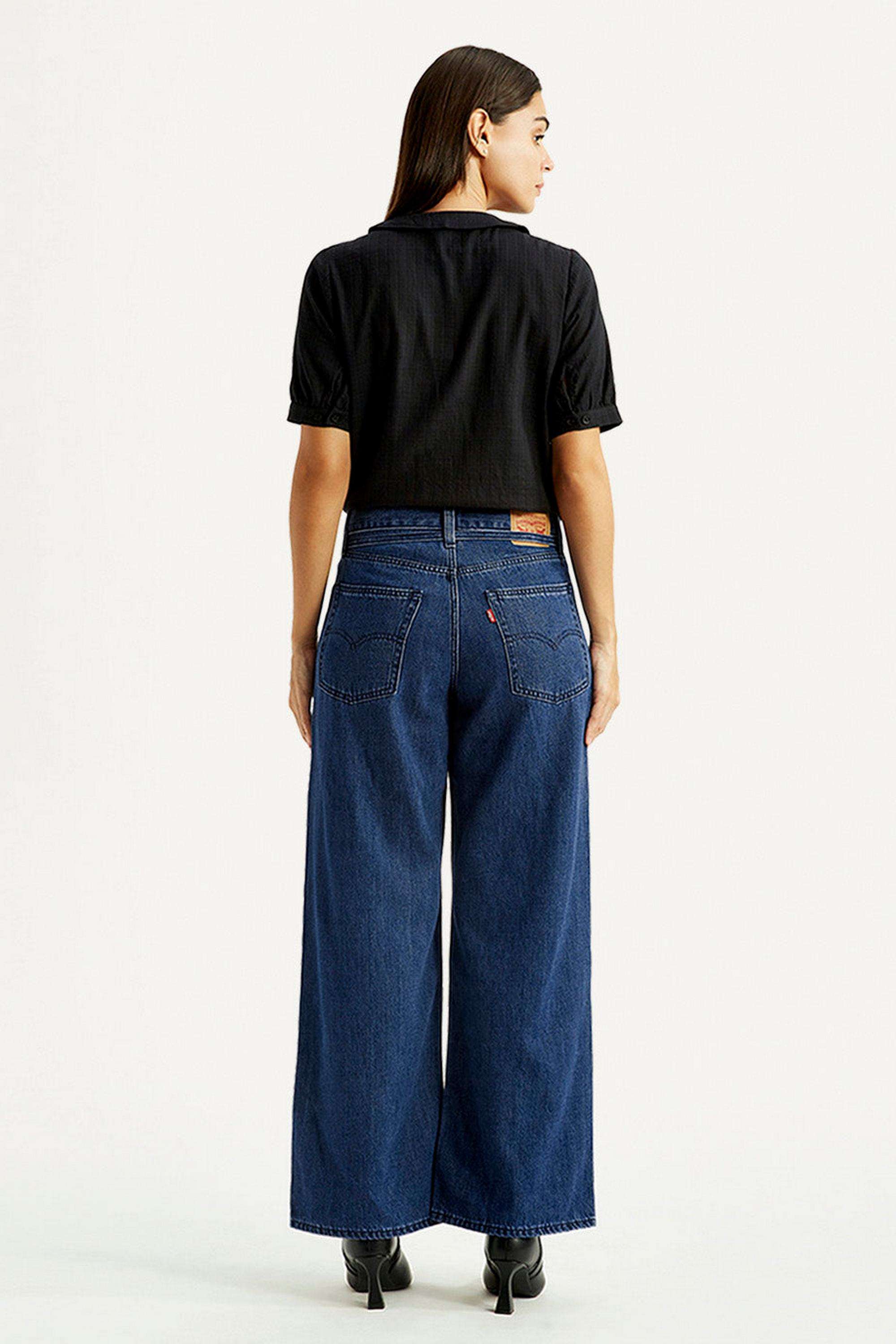 Solid-Relaxed-Fit-Cotton-Women-s-Casual-Wear-Jeans