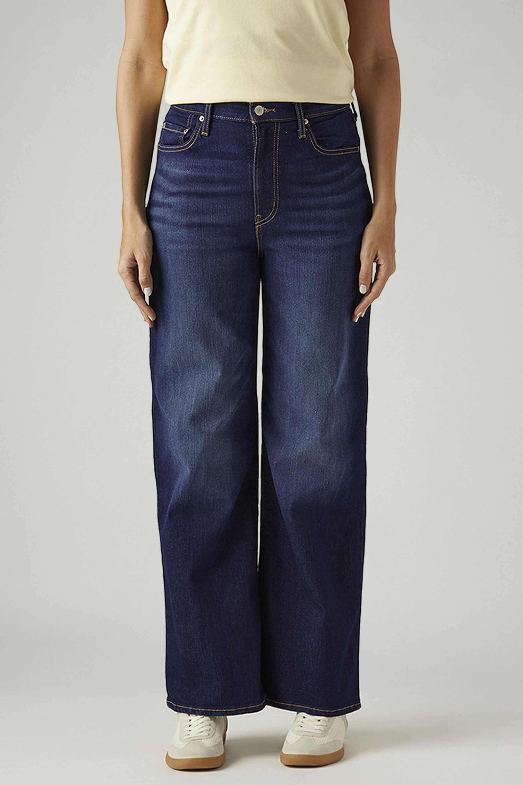 levis Solid Relaxed Fit Cotton Women's Casual Wear Jeans-picture-42