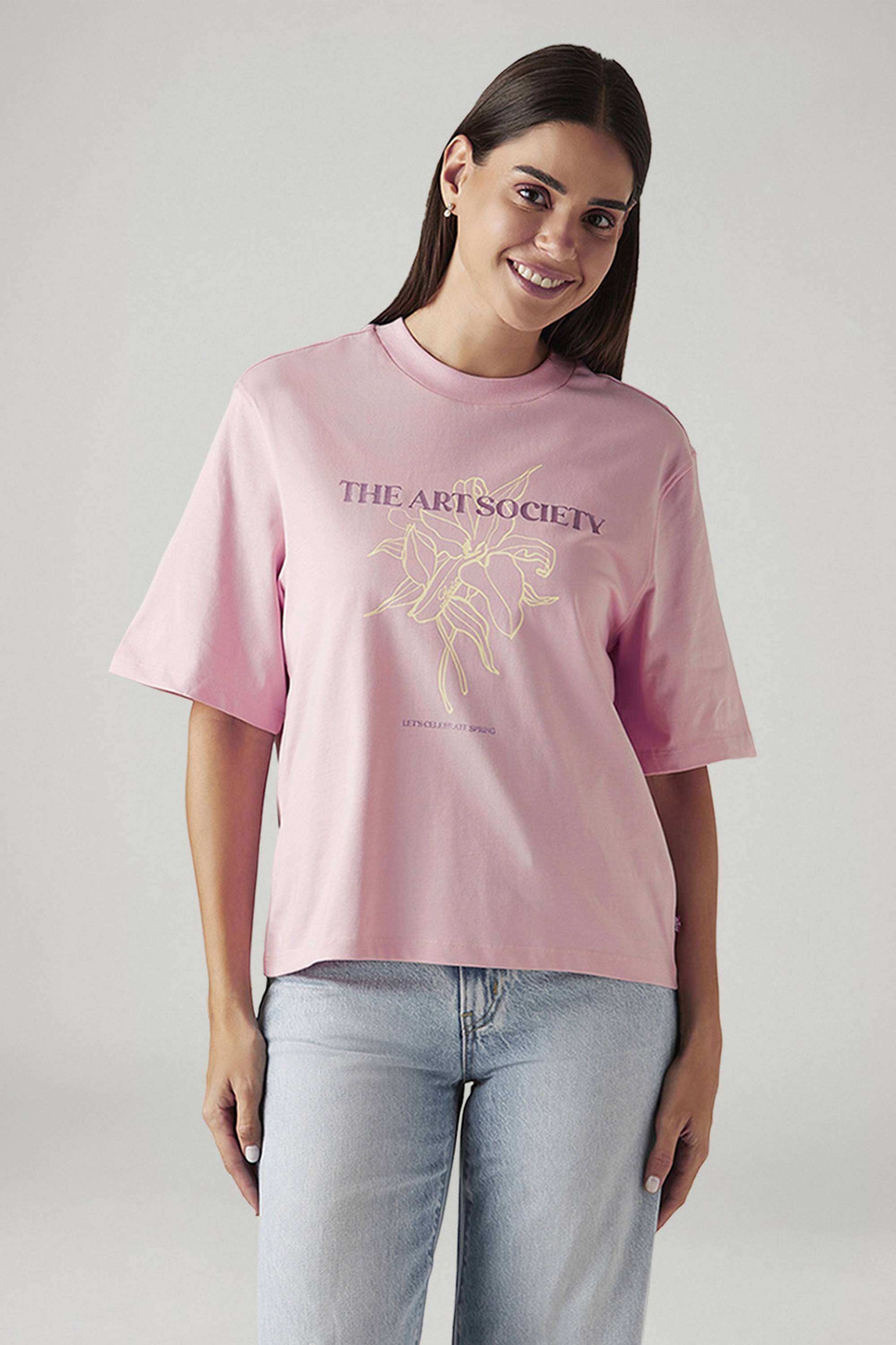Graphic-Print-Cotton-Round-Neck-Women-s-T-Shirt