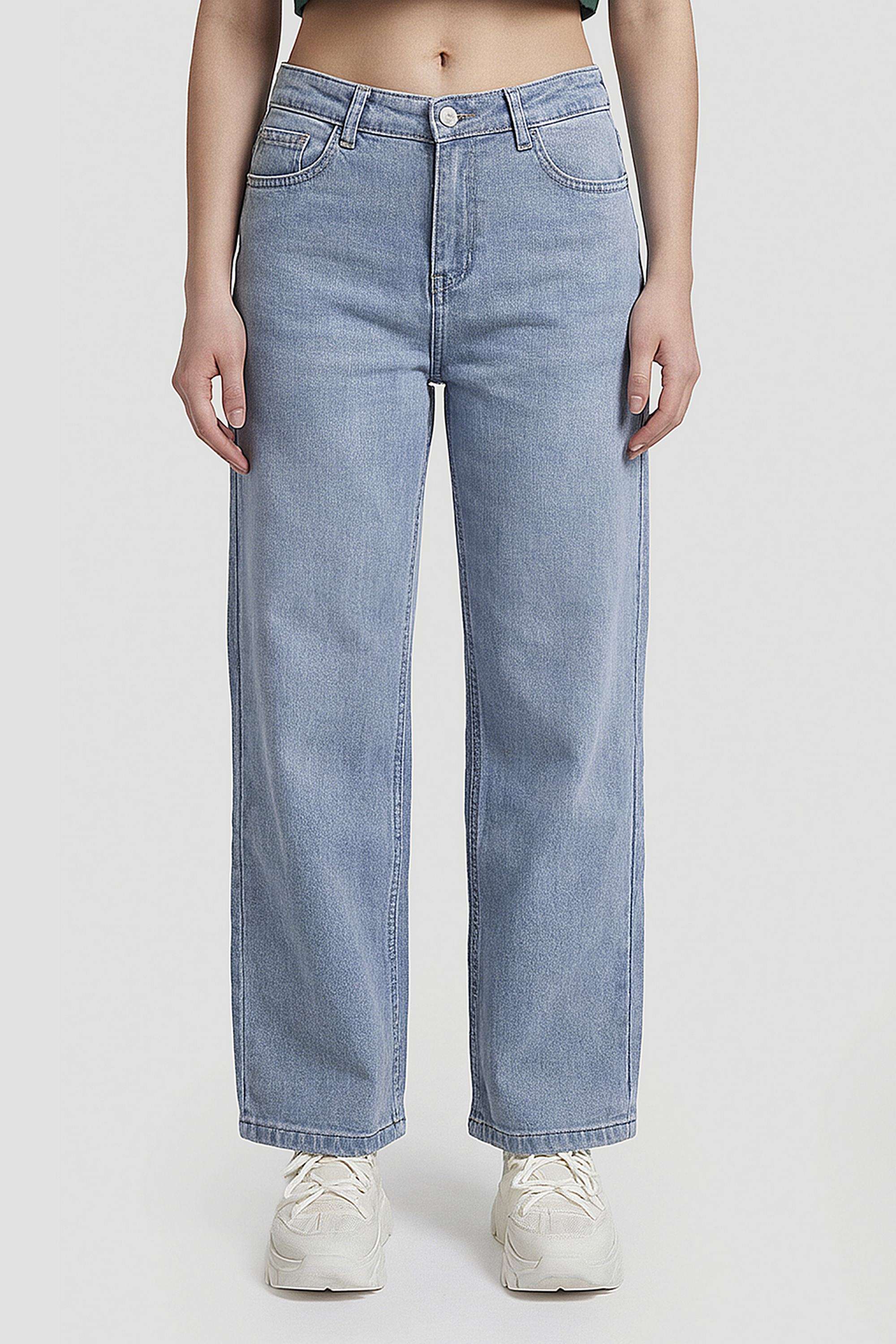 Solid-Blended-Regular-Fit-Women-s-Jeans