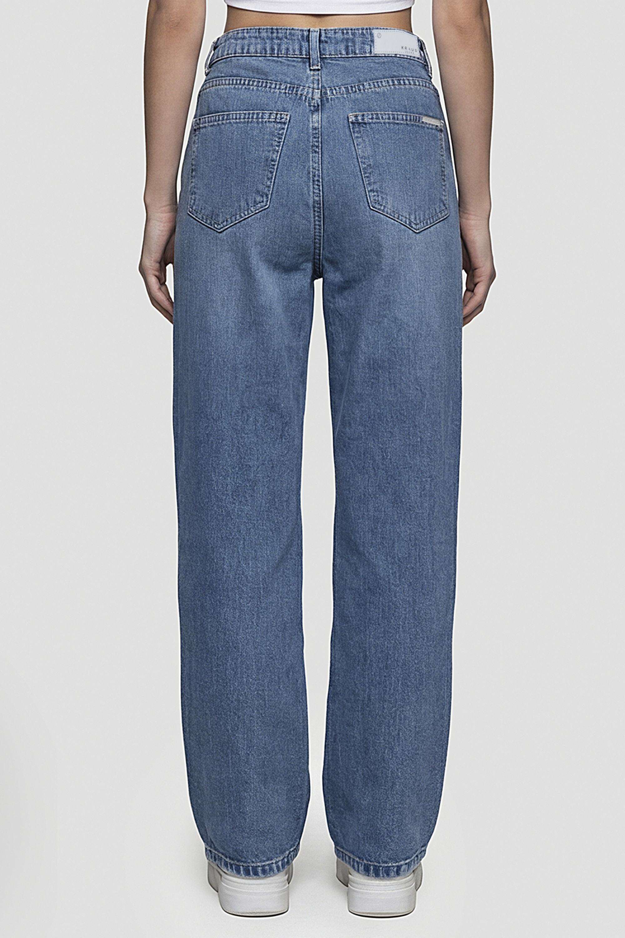 High-Rise-Blended-Fabric-Regular-Fit-Women-s-Jeans