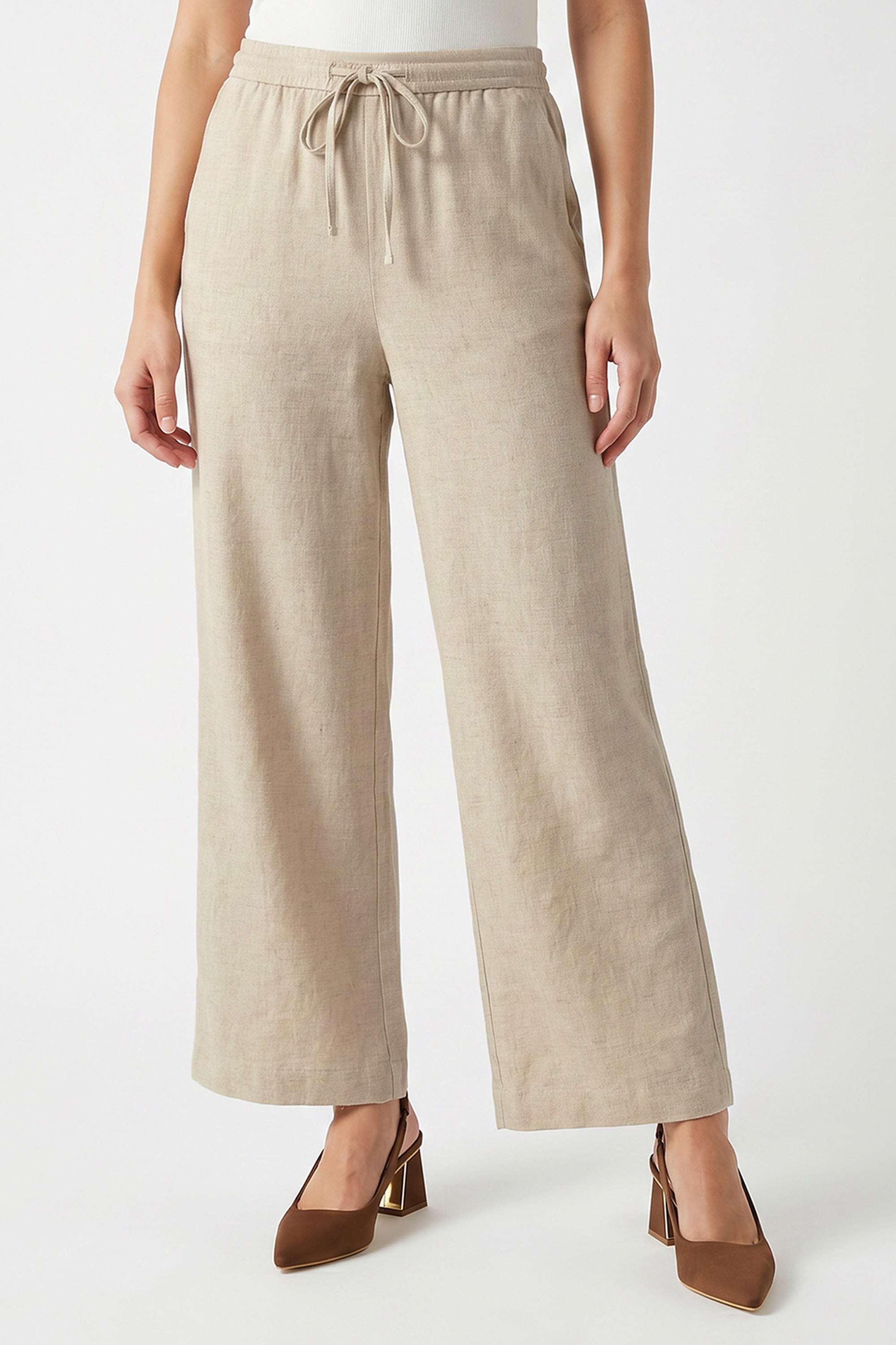 kraus Regular Fit Full Length Cotton Blend Women's Casual Wear Culottes-picture-30