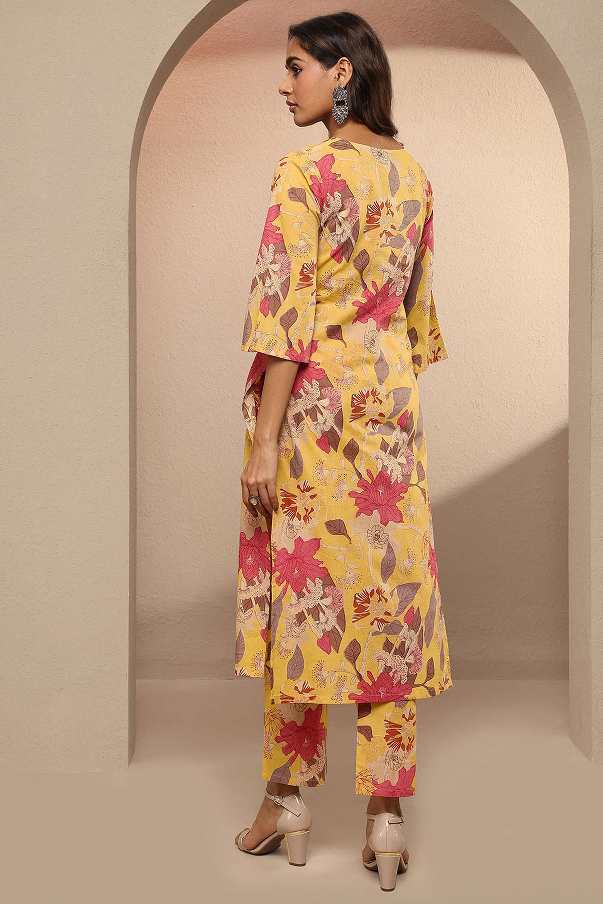 Printed-Cotton-Straight-Fit-Women-s-Co-Ord-Set