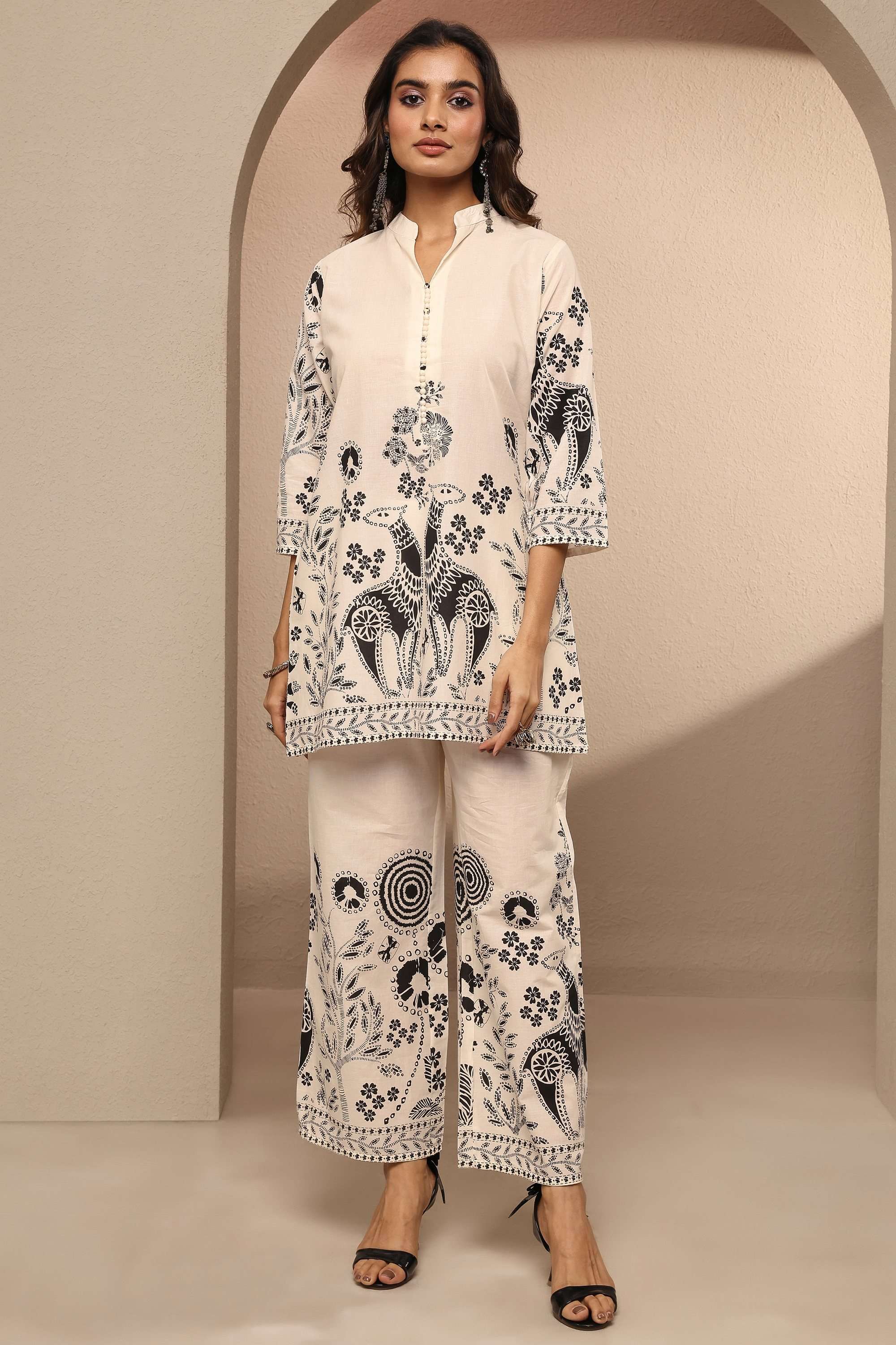 Printed-Cotton-Straight-Fit-Women-s-Co-Ord-Set