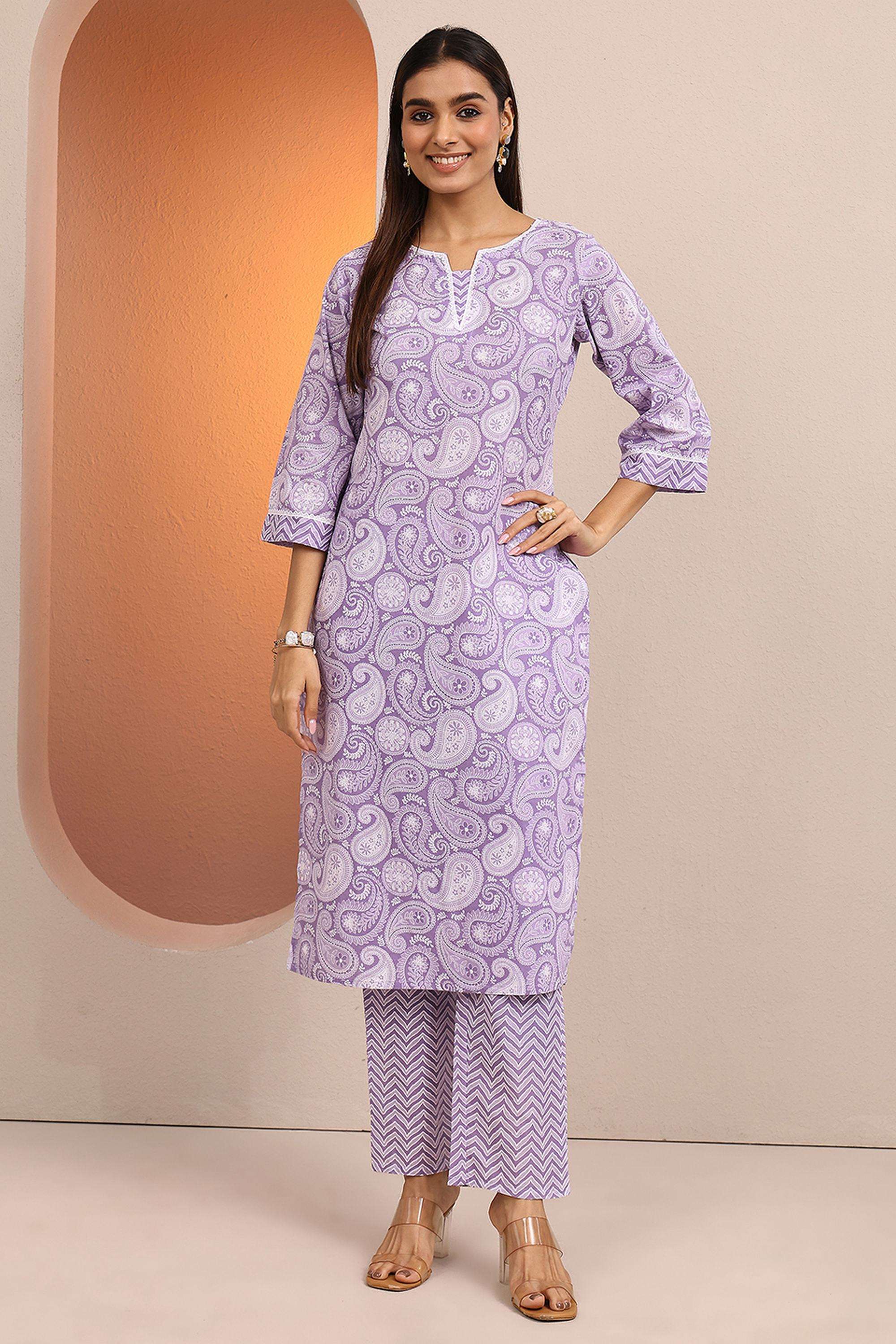 Printed-Cotton-Women-s-Ethnic-Kurta-Set