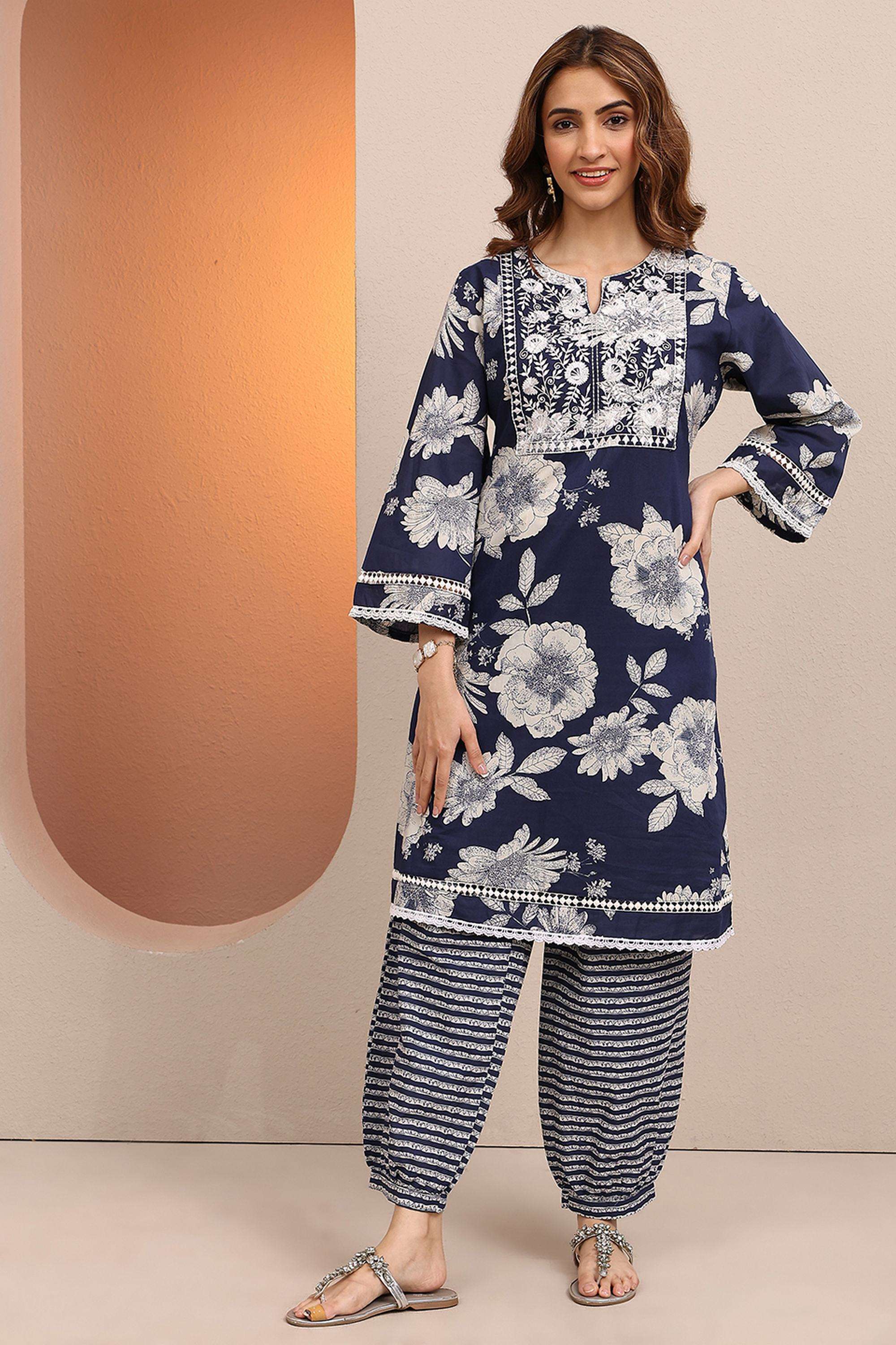 Printed-Cotton-Women-s-Ethnic-Kurta-Set