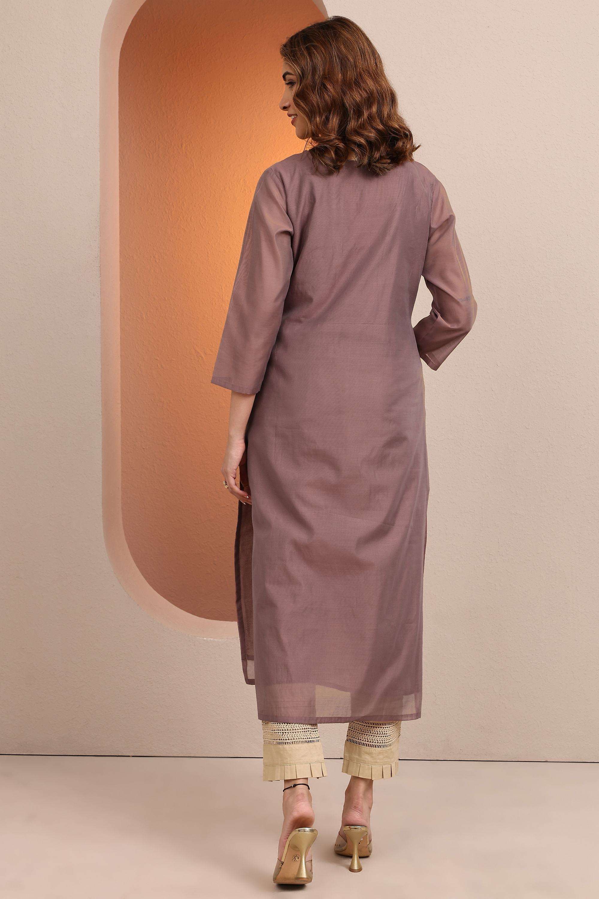 Embroidered-Silk-Round-Neck-Women-Festive-Wear-Kurta