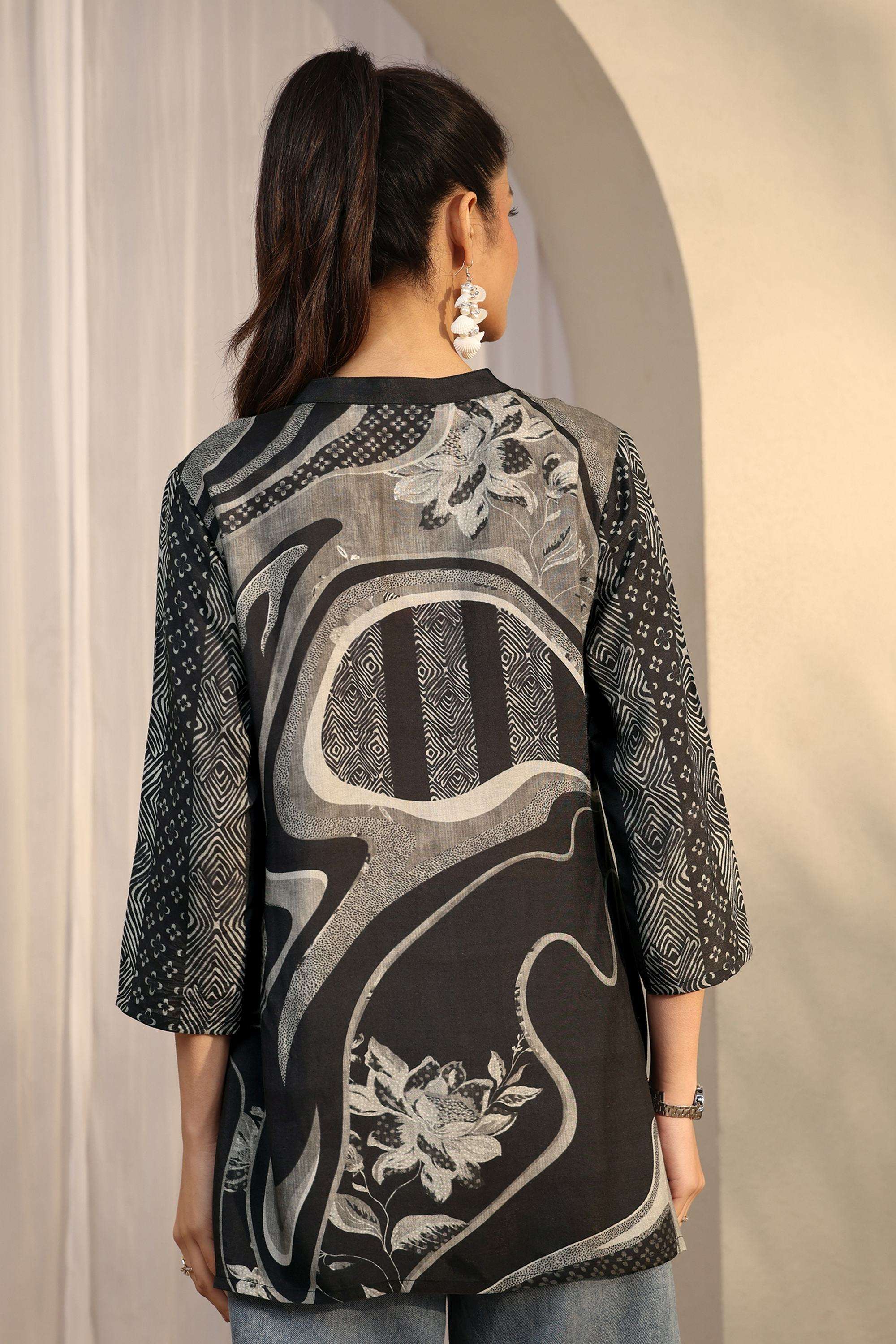 Printed-Muslin-Round-Neck-Women-s-Festive-Wear-Kurti