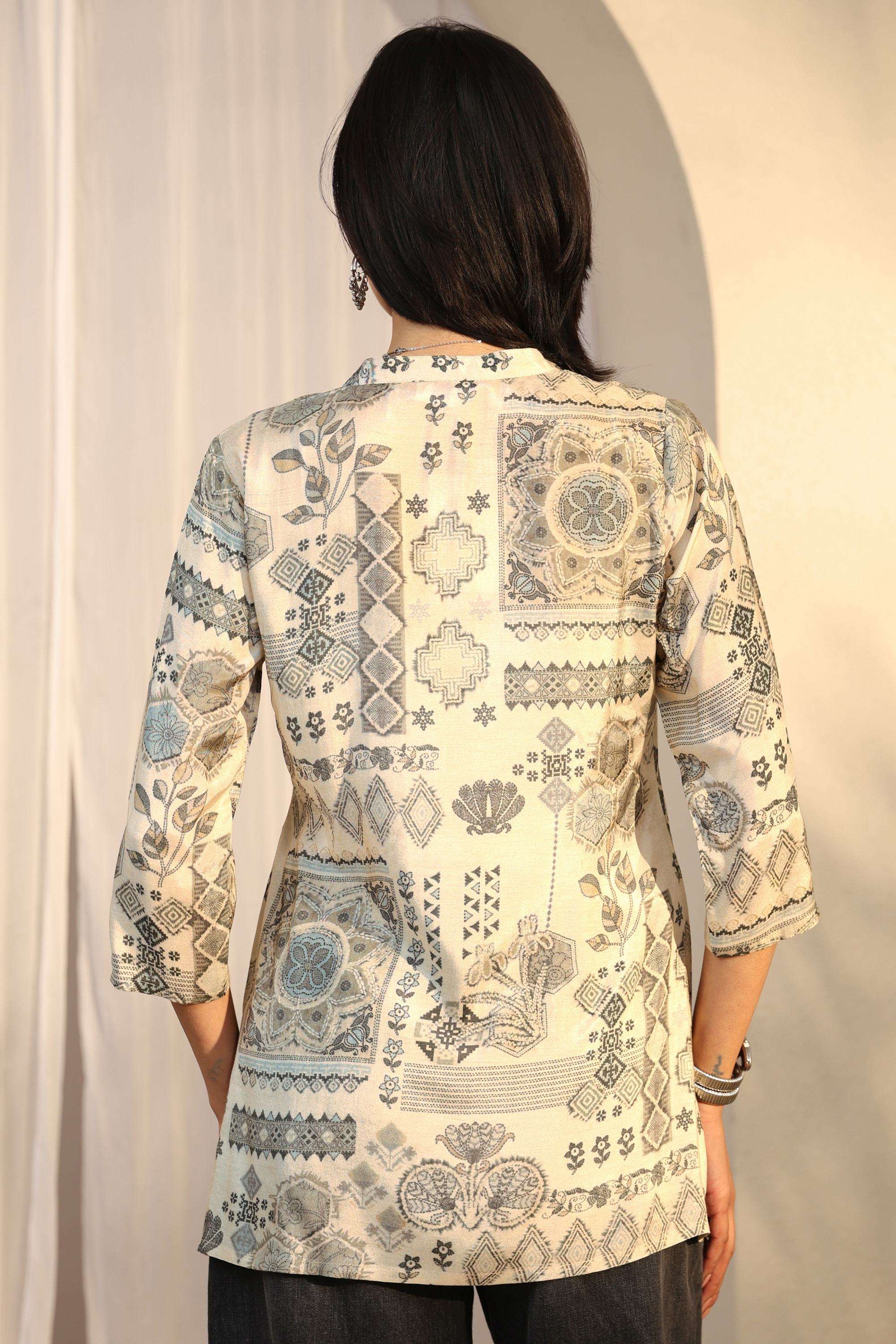 Printed-Muslin-Round-Neck-Women-s-Festive-Wear-Kurti