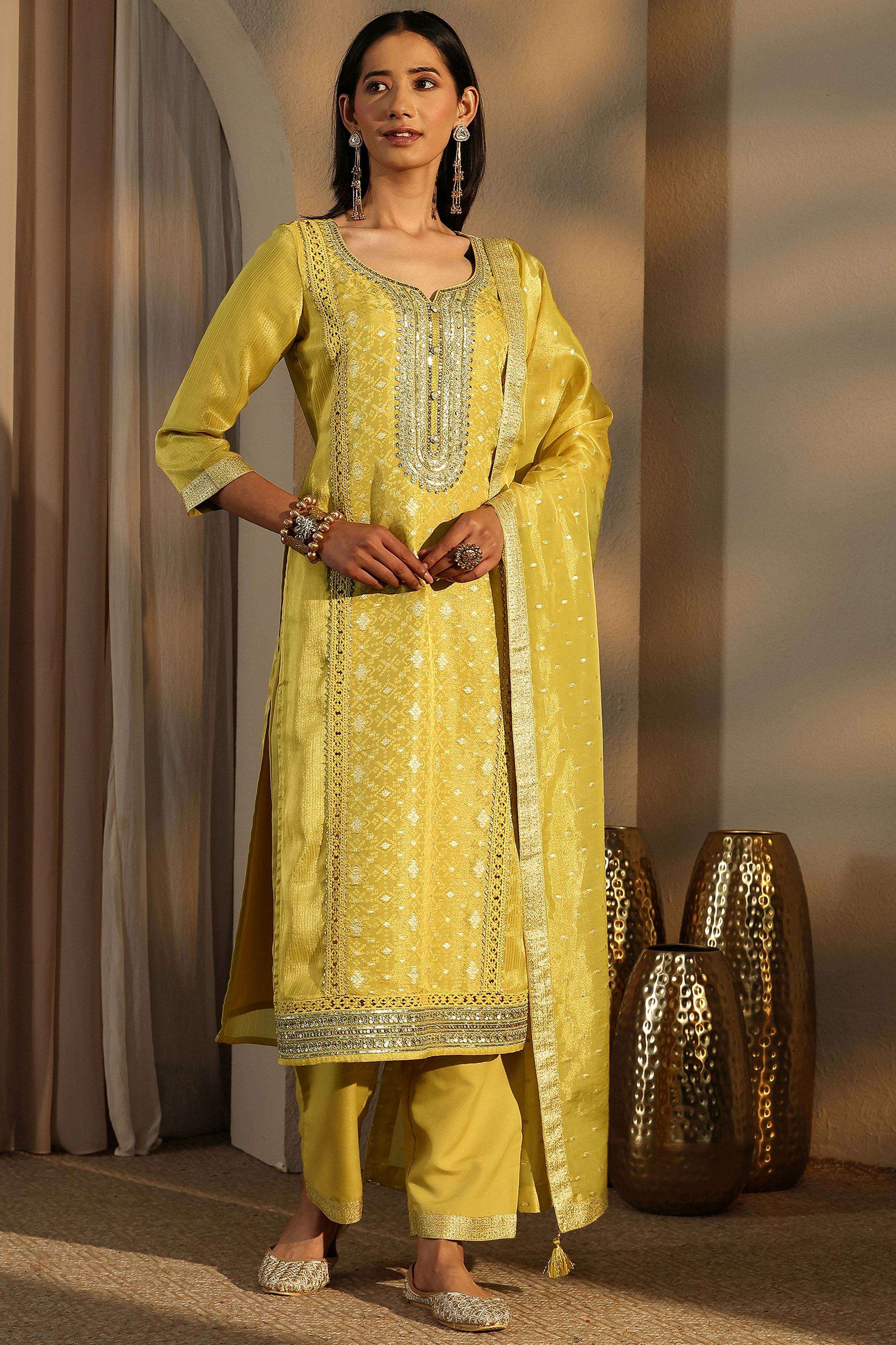 Embroidered-Silk-Round-Neck-Women-Festive-Wear-Kurta-with-Pant-and-Dupatta