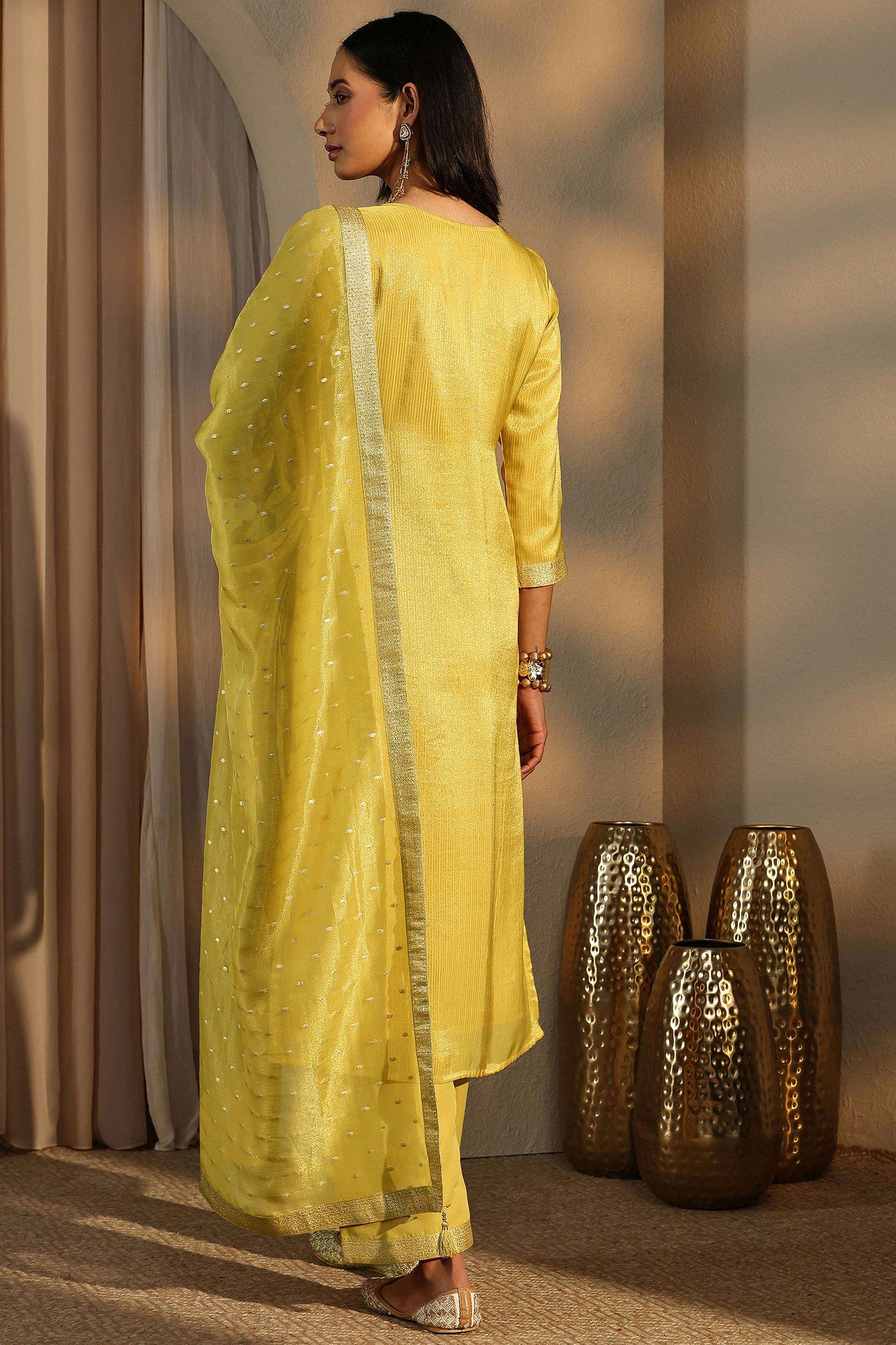 Embroidered-Silk-Round-Neck-Women-Festive-Wear-Kurta-with-Pant-and-Dupatta