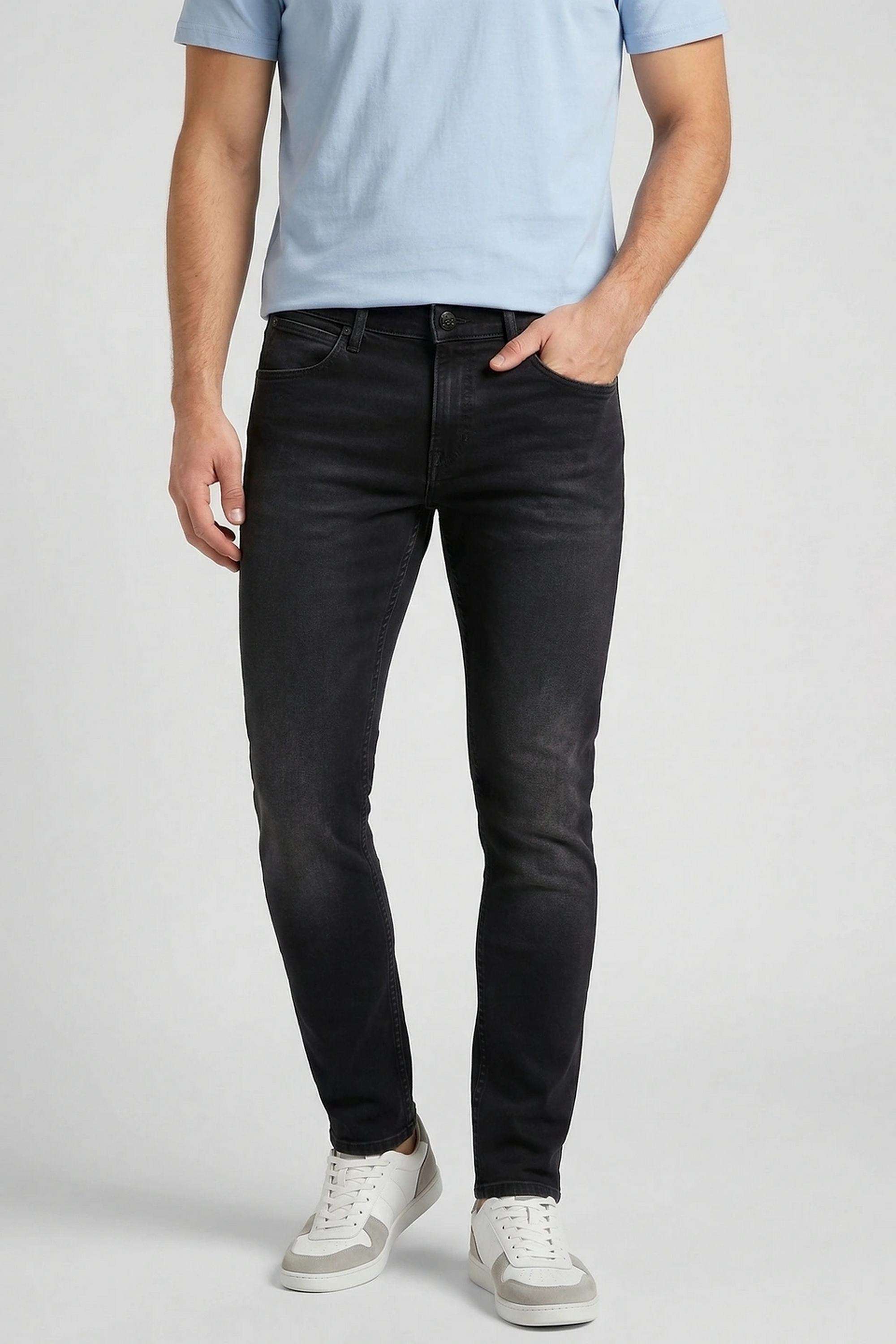 Solid-Blended-Fabric-Skinny-Fit-Men-s-Jeans