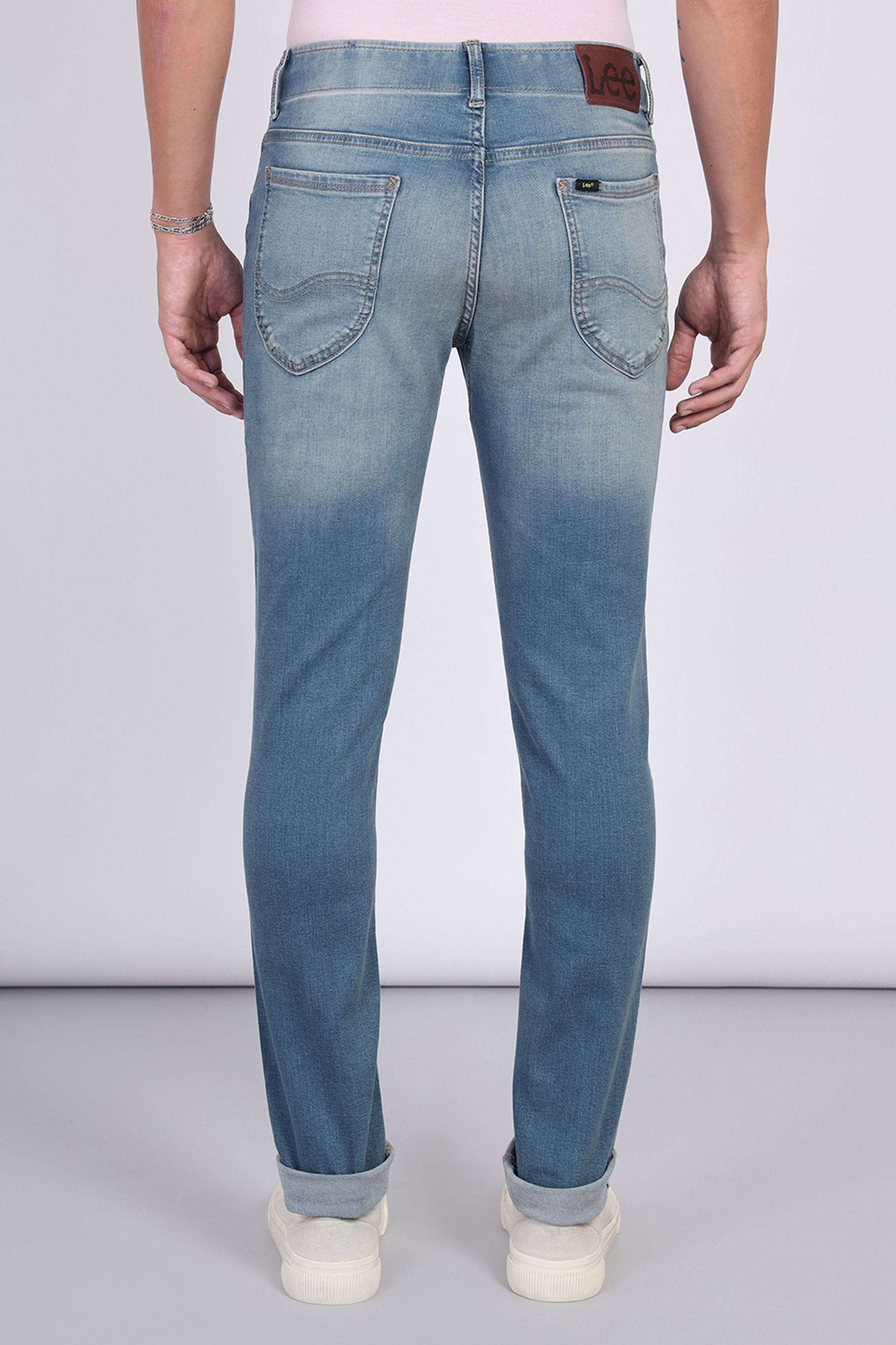 Solid-Blended-Fabric-Skinny-Fit-Men-s-Jeans