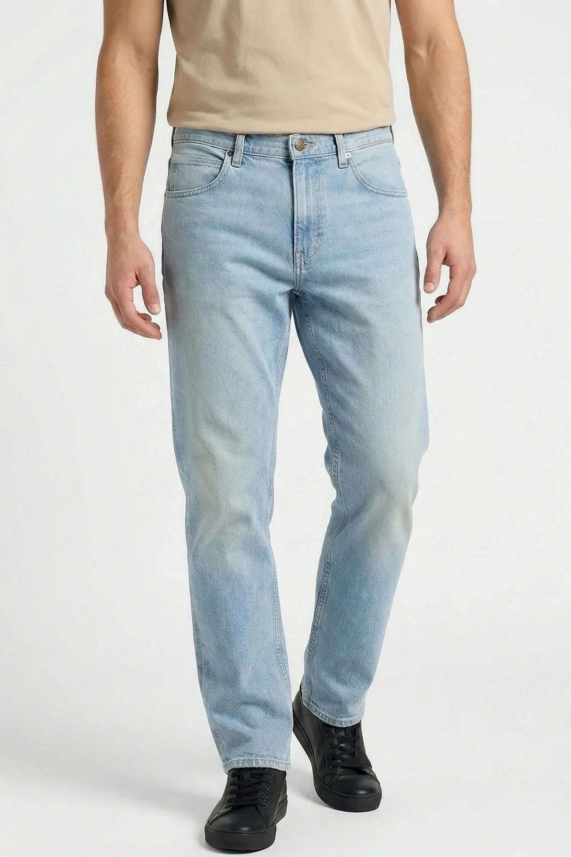 Solid-Blended-Fabric-Relaxed-Fit-Men-s-Jeans