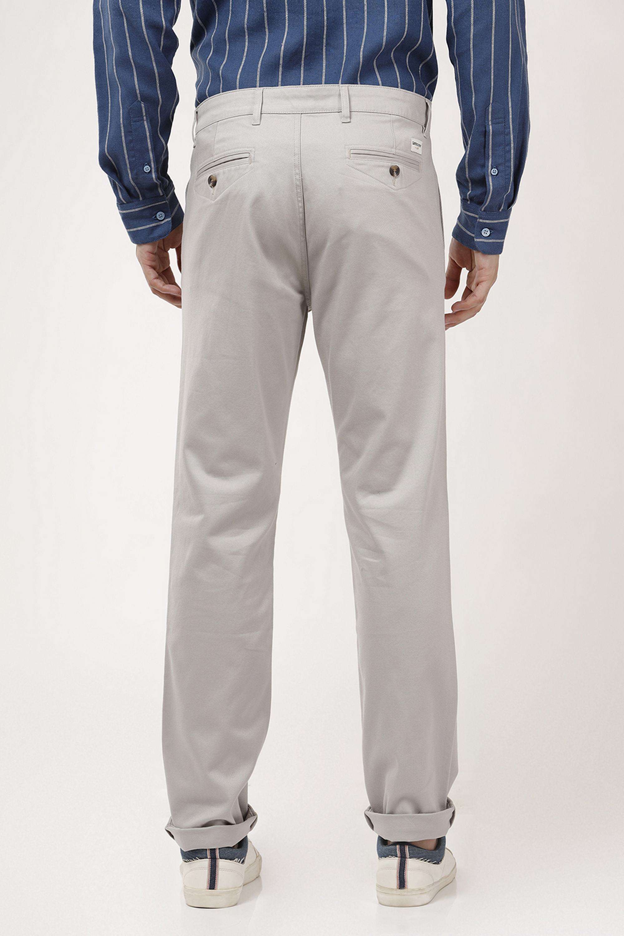 Solid-Blended-Fabric-Slim-Fit-Men-s-Chinos